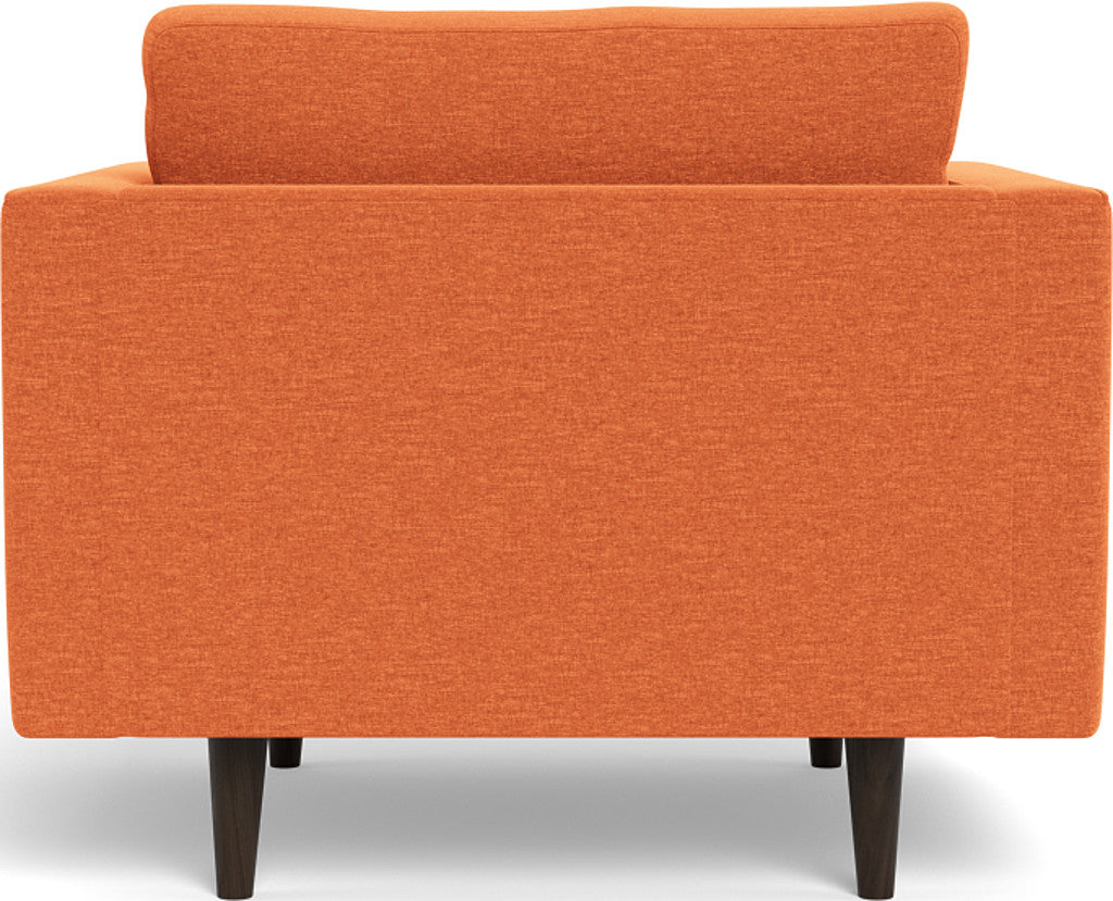 Stylish Ladybird 42 Arm Chair - Modern Accent Chair for Living Room, Bedroom & Office - Comfortable Upholstered Lounge Chair with Wooden Legs - Perfect for Reading Nook, Cozy Corner or Home Decor