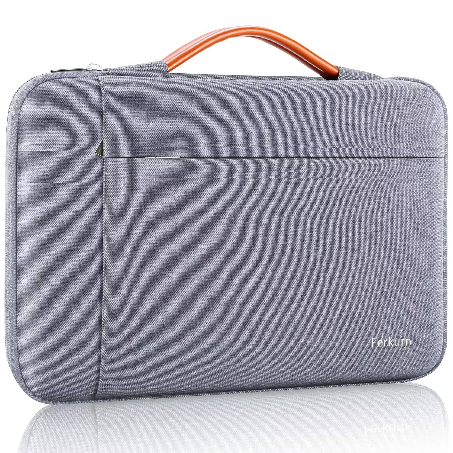 Ferkurn 15.6 Inch Waterproof Laptop Sleeve Case - Compatible with MacBook Air 15 M3/M2 (2023-2024), MacBook Pro 15/16 (2019-2023), HP Envy x360, Dell XPS 15, Lenovo, Asus - Perfect for Travel, Office & School Protection