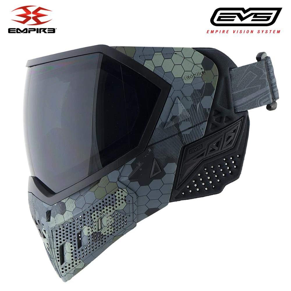 Empire Empi-21 Full Face Airsoft Mask - Tactical Paintball Goggles with Anti-Fog Lens for Airsoft, Paintball & Outdoor Sports | Perfect for CQB, MilSim & Airsoft Battles