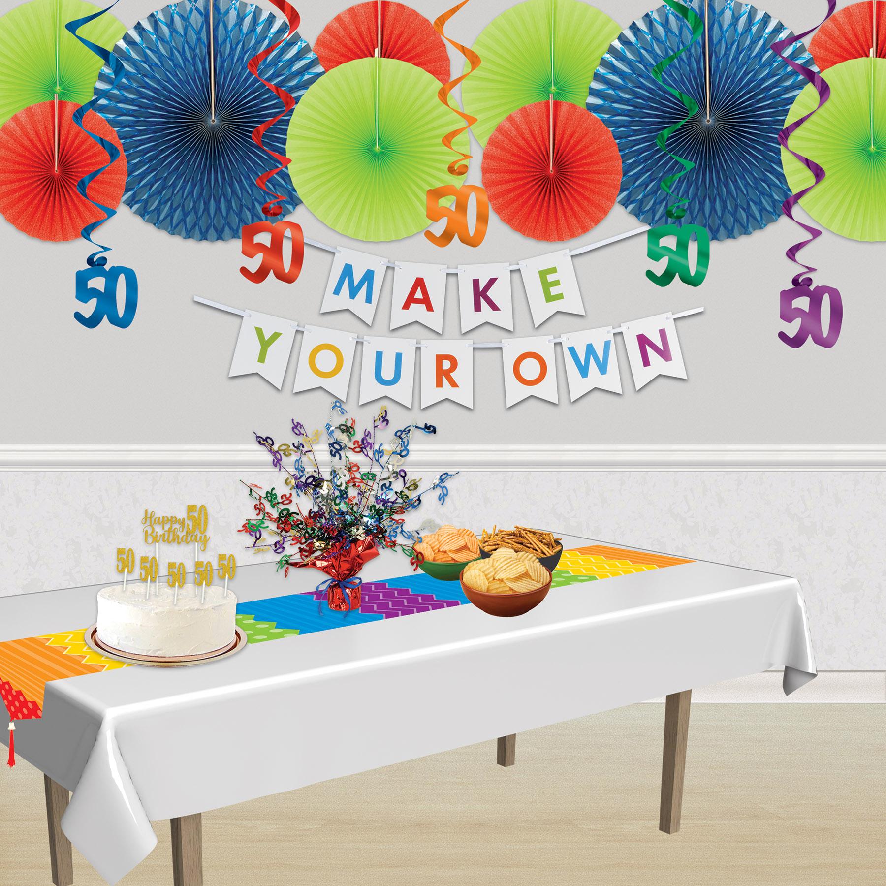 12 Pack Beistle Letter Party Streamer Kit - Alphabet Banner Decorations for Birthday, Graduation & Baby Shower - Perfect for Indoor & Outdoor Celebrations