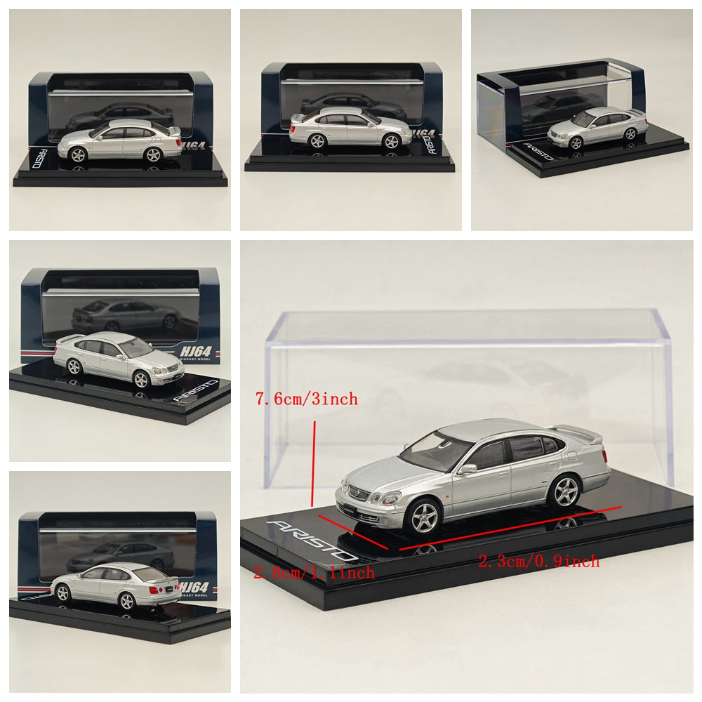 1/64 Scale Toyota Aristo V300 Vertex Edition Early Version Diecast Model Car - Collectible Hobby Japan Miniature for Display & Racing Scenes