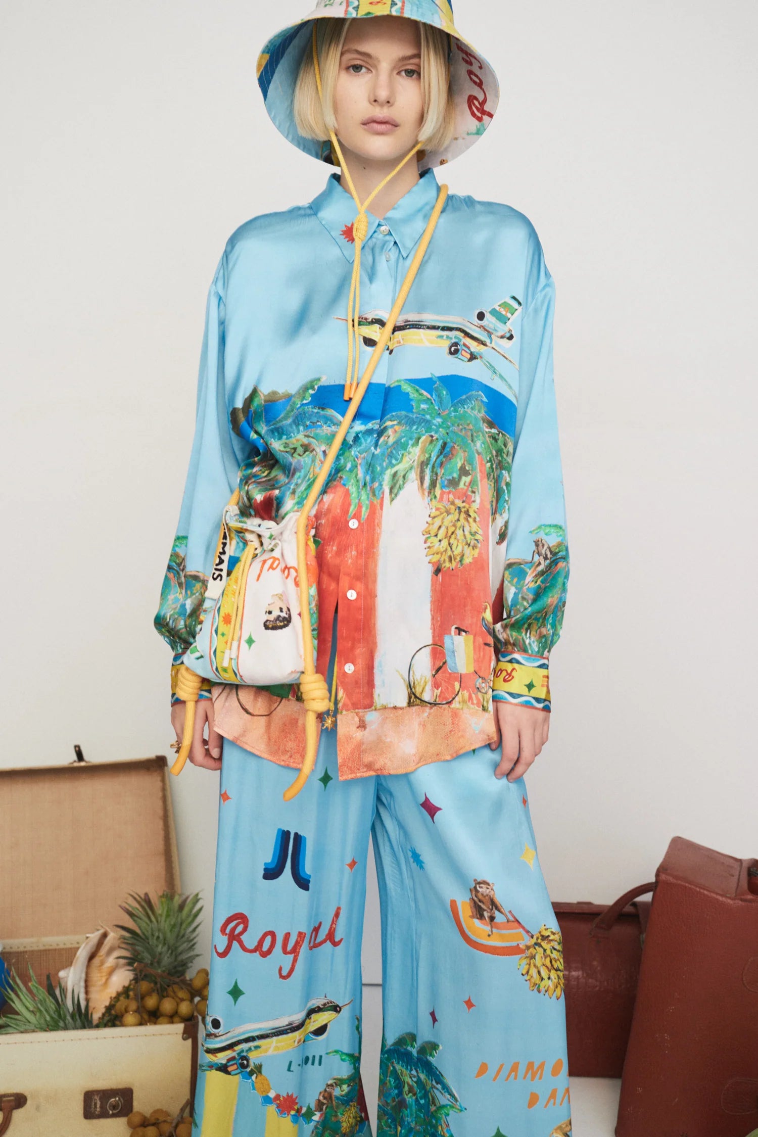 All Aboard Silk Shirt for Women - Elegant Long Sleeve Blouse for Work, Party & Special Occasions