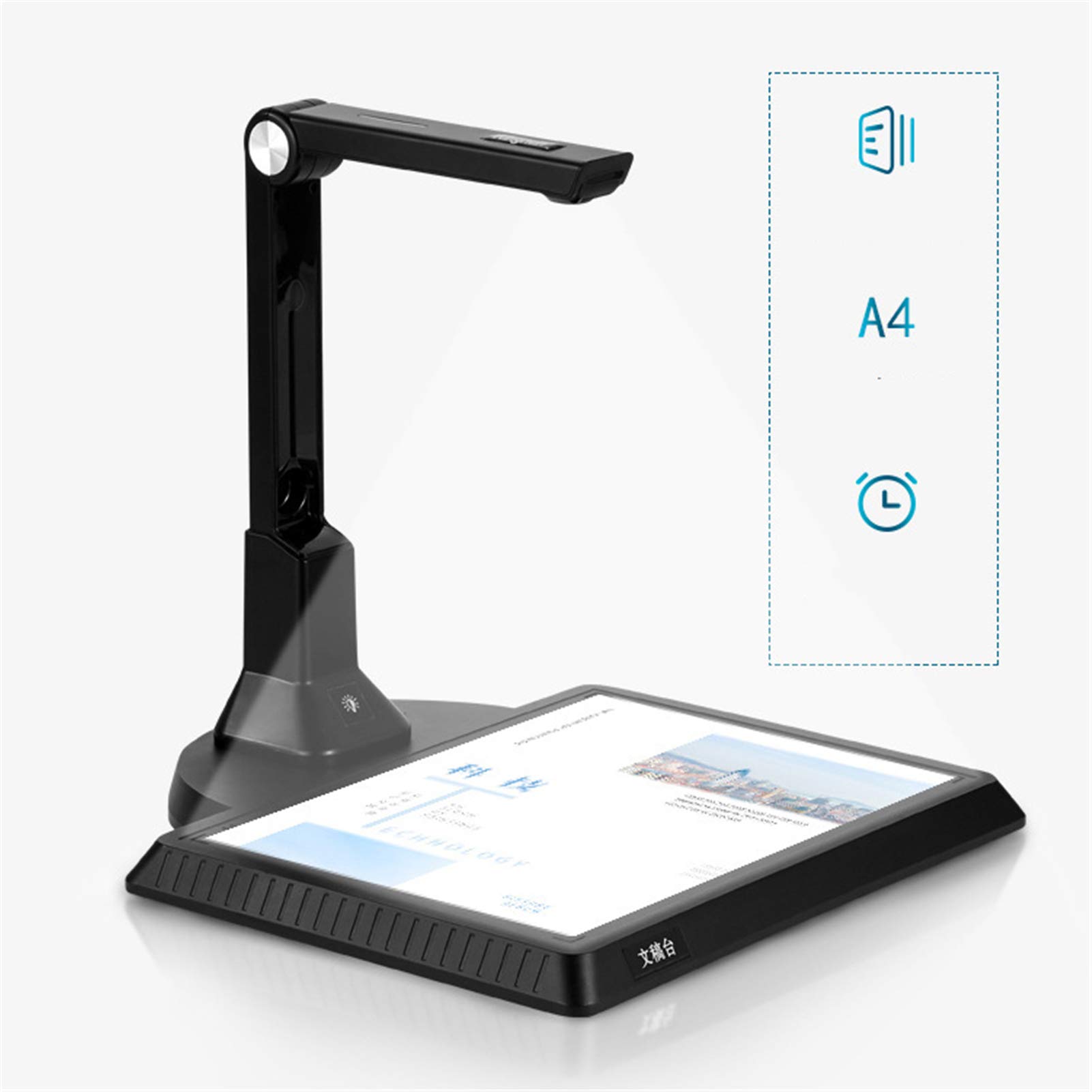 MytaYt Portable USB Document Camera for Teachers - HD Scanner with Real-Time Projection & Video Recording, OCR Recognition, A4 Format - Perfect for Online Teaching, Office Meetings & Classroom Presentations