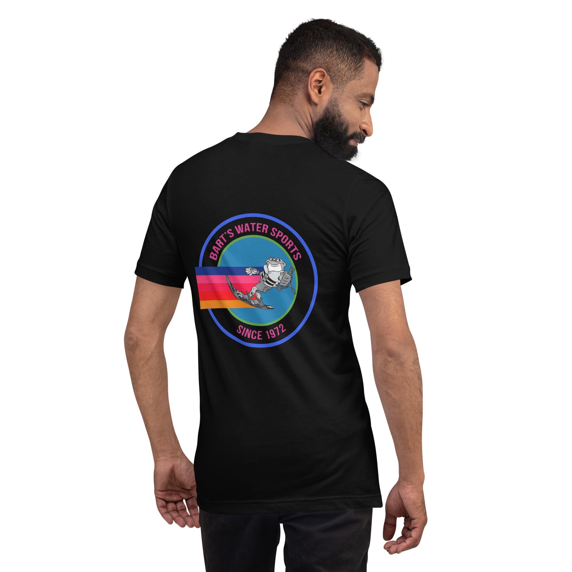 Frog Slalom Ski Unisex T-Shirt - Bart's Water Sports - Perfect for Wakeboarding, Waterskiing & Lake Adventures