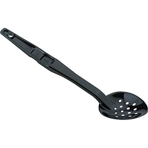 Cambro SPOP13CW110 Perforated Spoon 13 Inch - Black - Case of 12 - Ideal for Commercial Kitchens, Food Service, and Catering