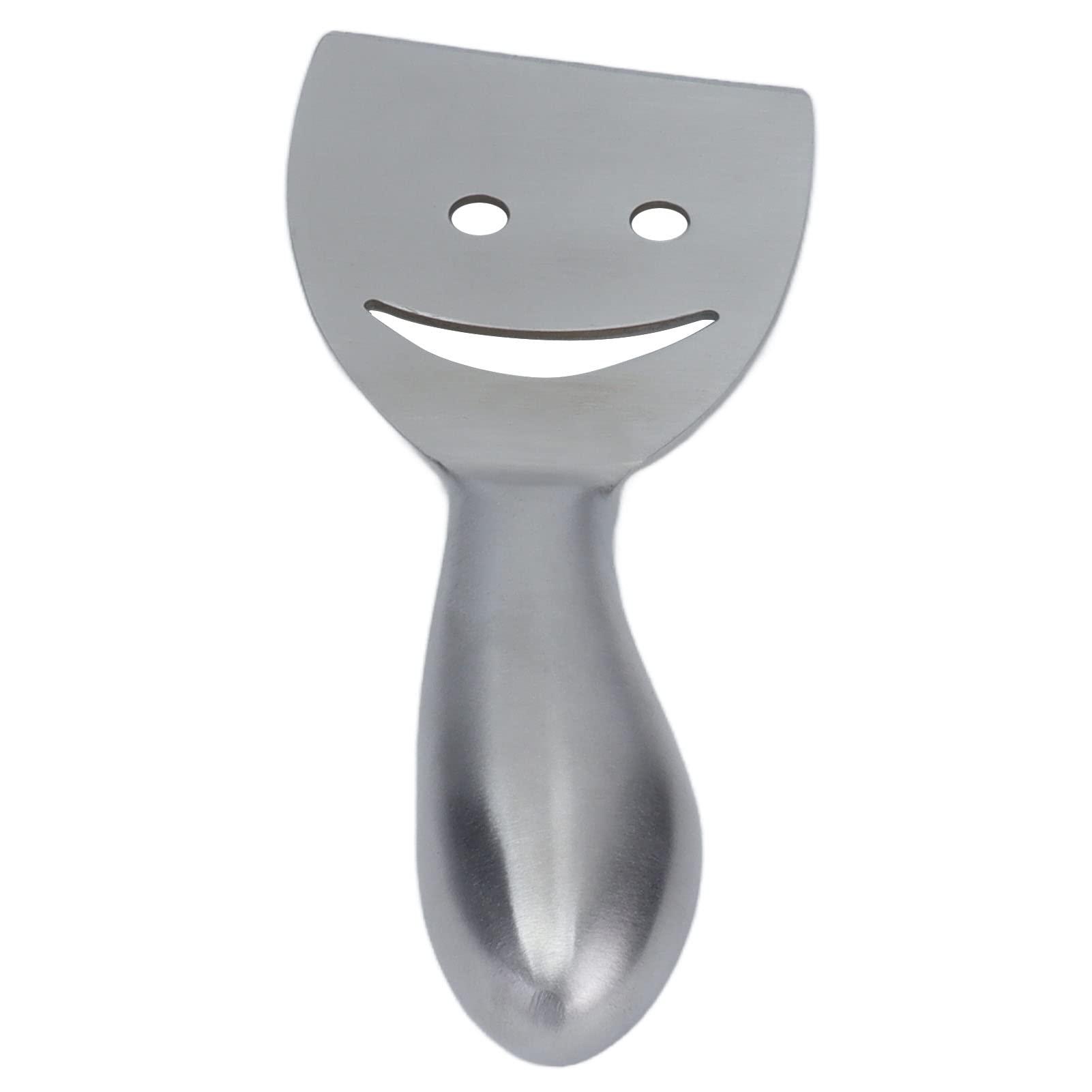 2-Piece Stainless Steel Cheese Knife Set with Smiling Face - 5-Inch Cheese Slicer, Spreader & Planer for Semi-Soft and Hard Cheeses | Perfect for Charcuterie Boards, Wine Pairings & Dinner Parties