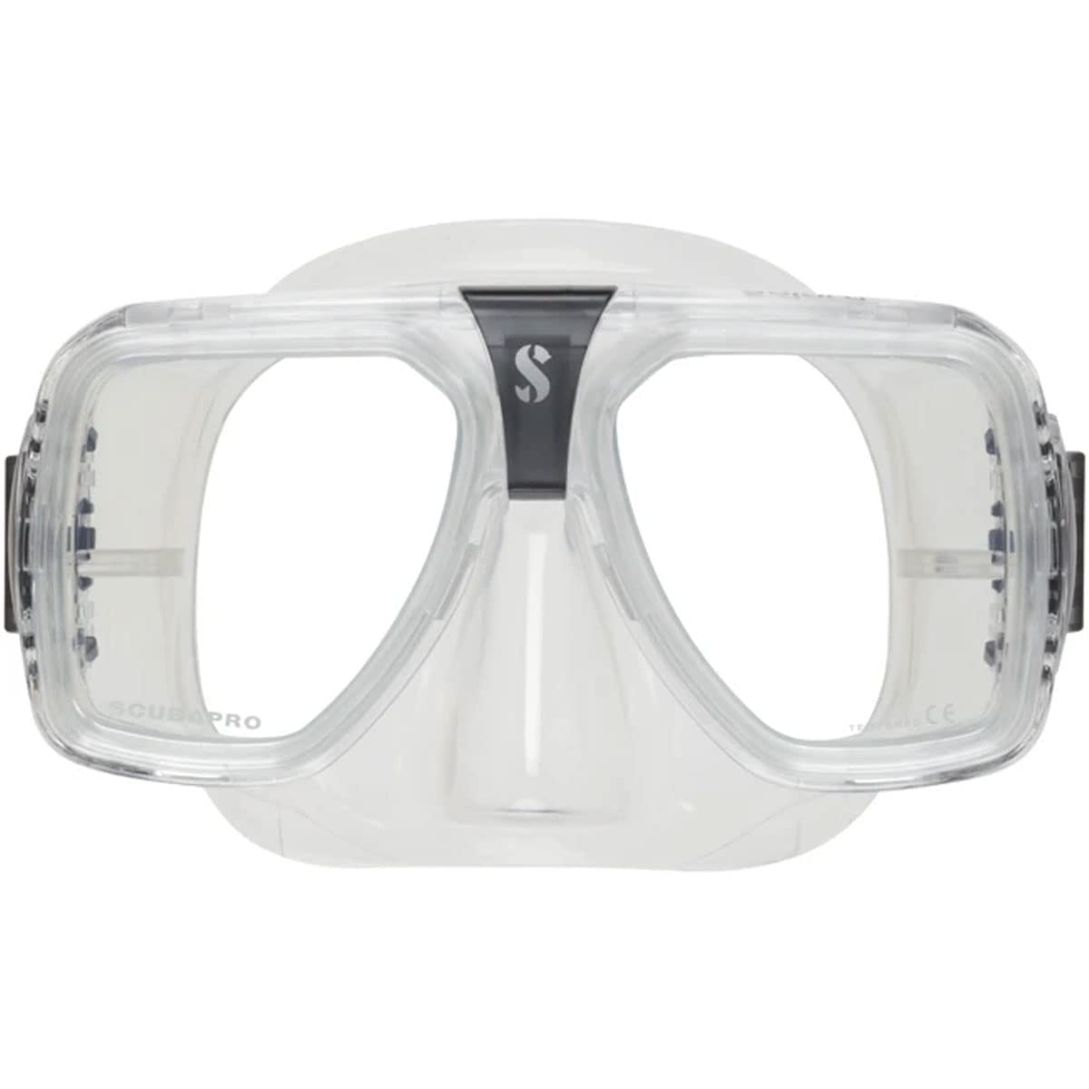 Scubapro Solara Dive Mask - Clear Lens for Snorkeling & Scuba Diving - Comfortable Silicone Skirt & Wide Field of View - Perfect for Underwater Exploration & Marine Life Observation