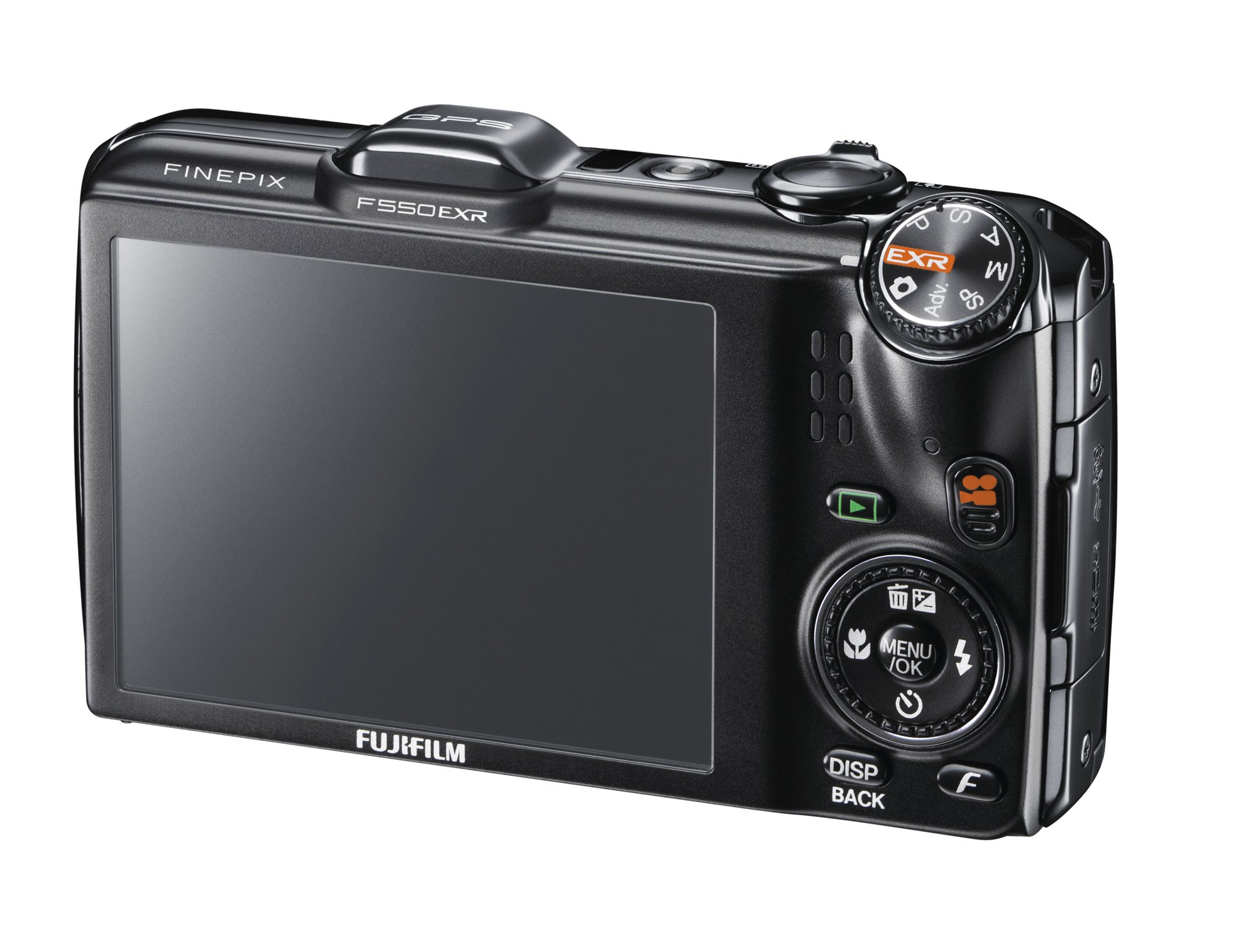 Fujifilm FinePix F550 EXR 16MP Digital Camera with 15x Optical Zoom - Black | Compact Travel Camera for Vacation, Outdoor Adventures & Family Photography