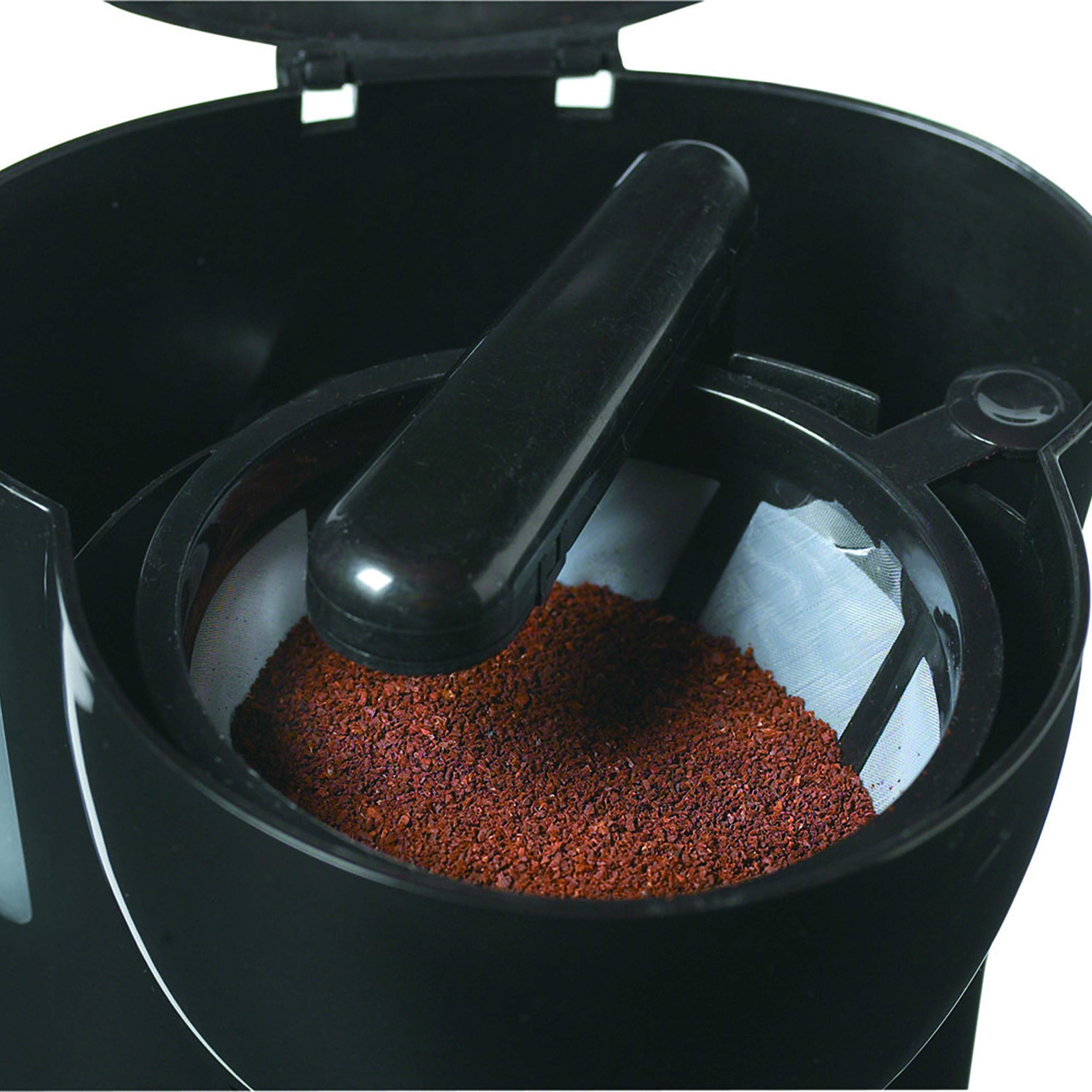 Salton 1 Cup Mini Compact Drip Coffee Maker - 10 Oz Black - Perfect for Office, Travel & Small Kitchens
