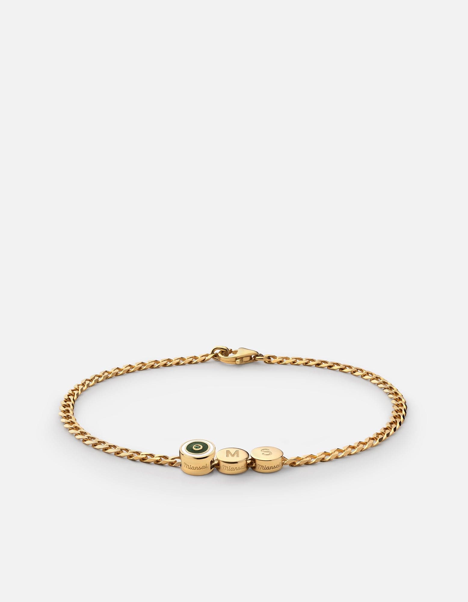 Opus Chalcedony Gold Vermeil Green Chain Bracelet for Women - Elegant Jewelry Gift for Birthday, Anniversary & Special Occasions