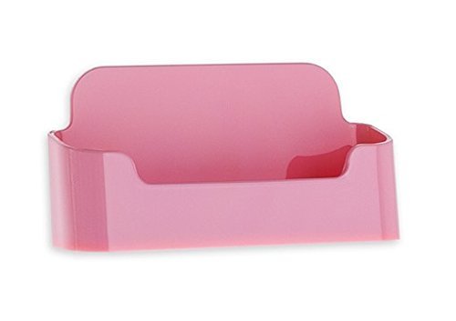 Premium Acrylic Business Card Holder & Gift Card Display Case - Elegant Professional Card Stand for Networking Events, Retail Stores and Office Use