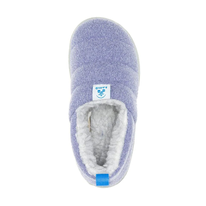 Kamik Blue CozyChalet Kids' Slippers - Warm & Comfortable Winter Indoor Shoes for Boys and Girls - Perfect for Home, School & Playtime