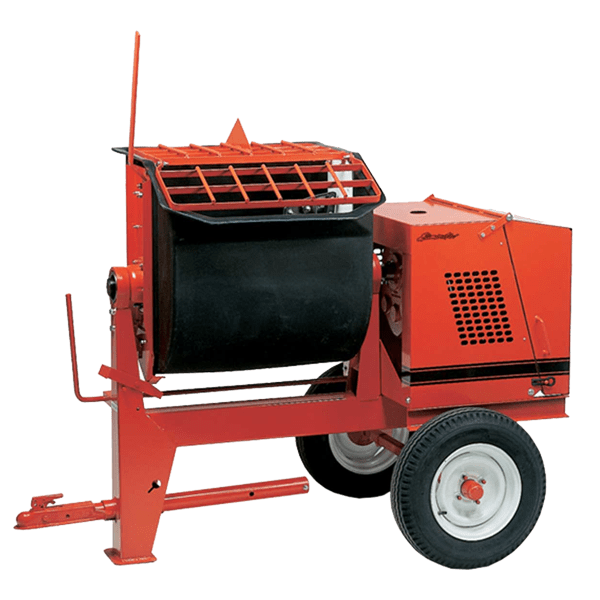 8P Mortar Mixer Poly Drum - Heavy Duty Construction Mixer for Cement, Stucco & Grout - Perfect for DIY Projects & Professional Use