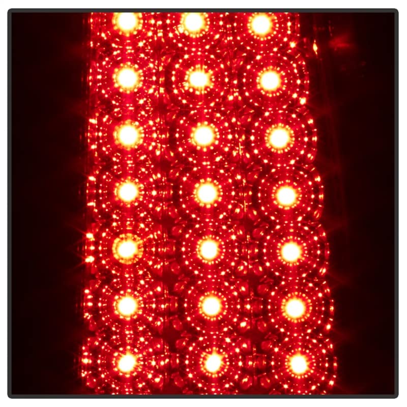 Spyder LED Euro Altezza Tail Lights for 99-02 Chevrolet Silverado 1500 - Smoked Lens Red/Black - Direct Fit Replacement - Enhances Night Visibility & Style for Trucks & SUVs