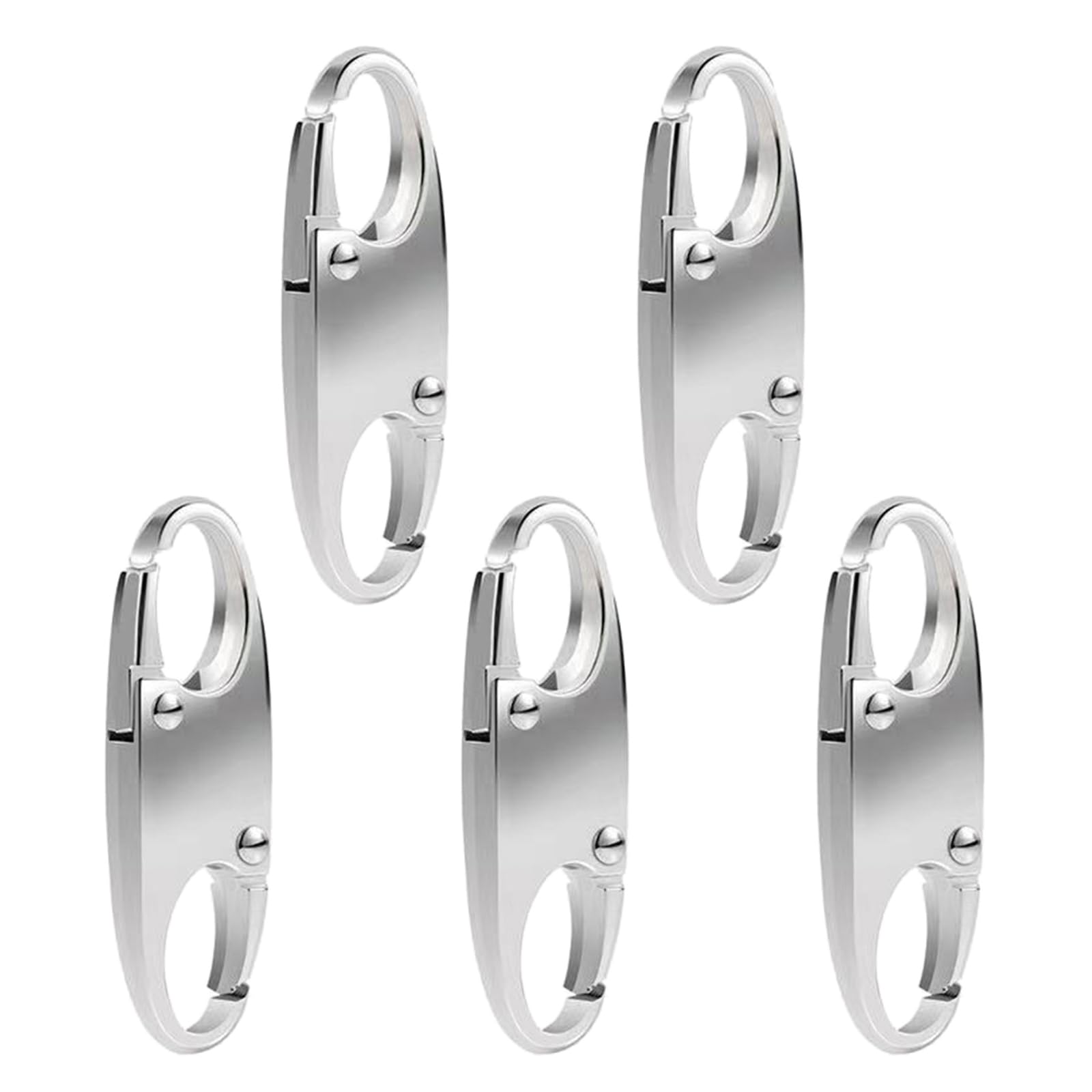 Anti-Theft Zipper Lock Clips - Quick Disconnect Carabiner Clips with Double Opening for Backpacks, Luggage & Bags | Secure Small Objects During Travel, Hiking & Daily Commute