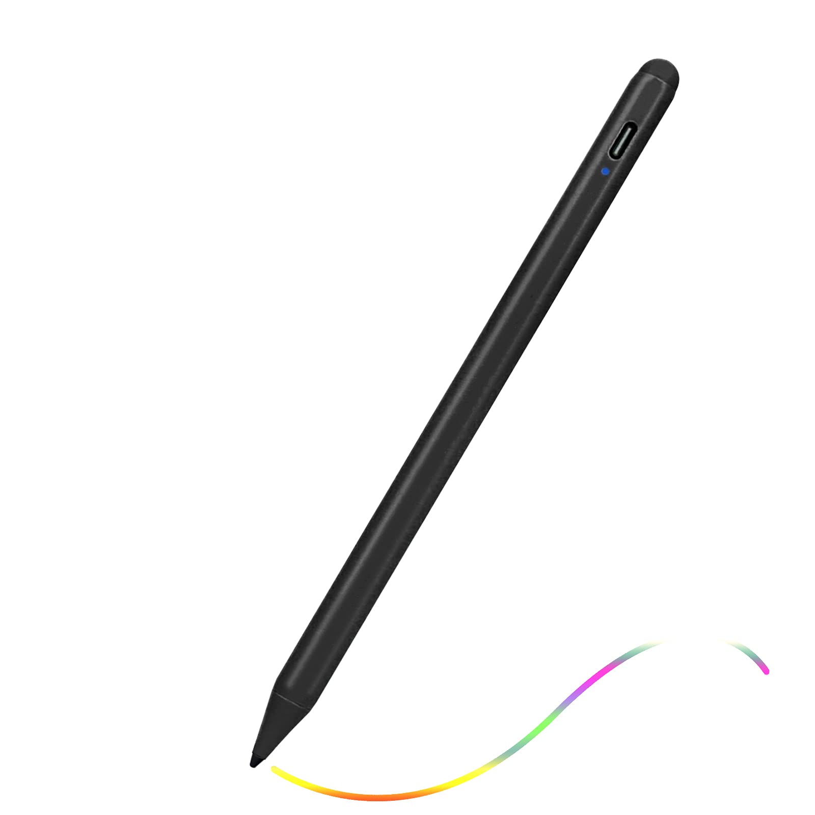 Apple Pencil 2nd Generation Compatible Stylus Pen for iPad Air 5th/4th/3rd Gen - Palm Rejection & Precision Tip - Perfect for Drawing, Note-Taking & Digital Art (Black)