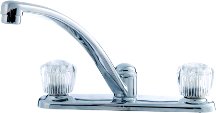 Delta 2102-TP Two Handle Kitchen Faucet - Brushed Nickel - High Arc Pull-Down Sprayer - Perfect for Modern Kitchens & Busy Home Chefs