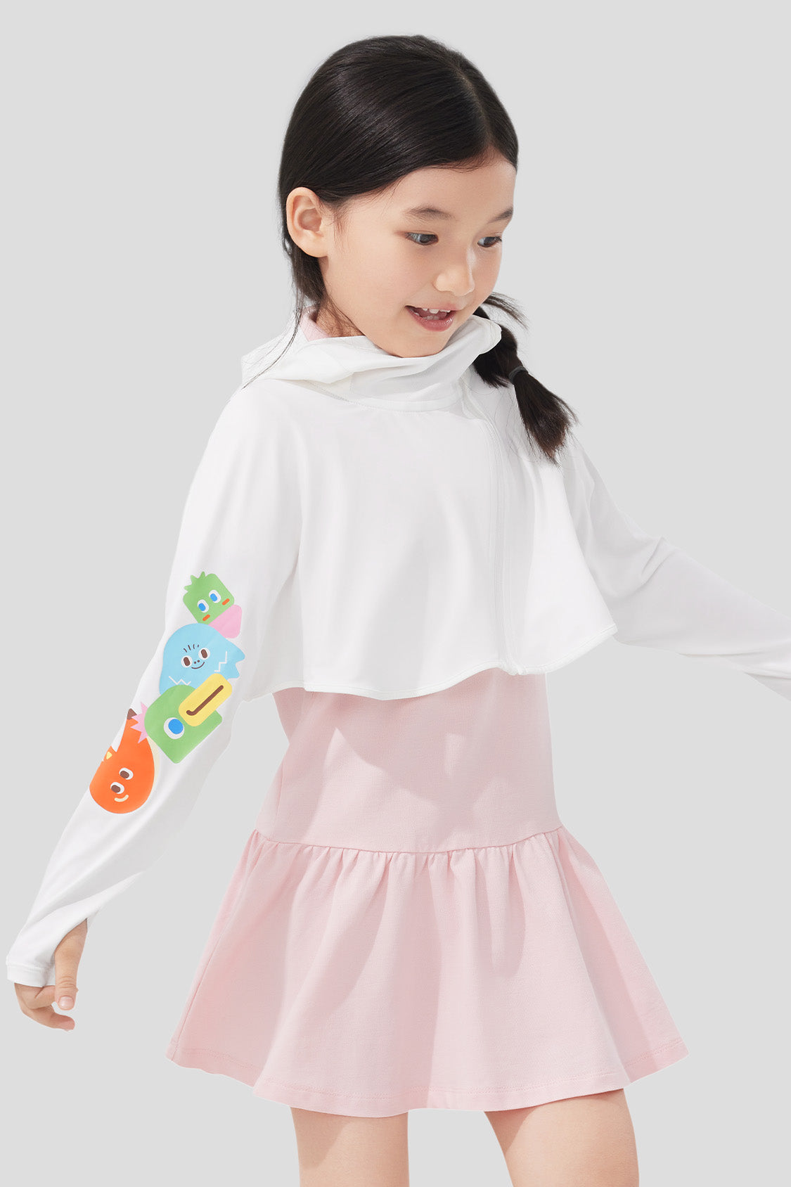 Icecape UPF50+ Kids Sun Protection Jacket - Lightweight UV Blocking Water-Resistant Jacket for Outdoor Activities, Beach, Hiking & Playtime