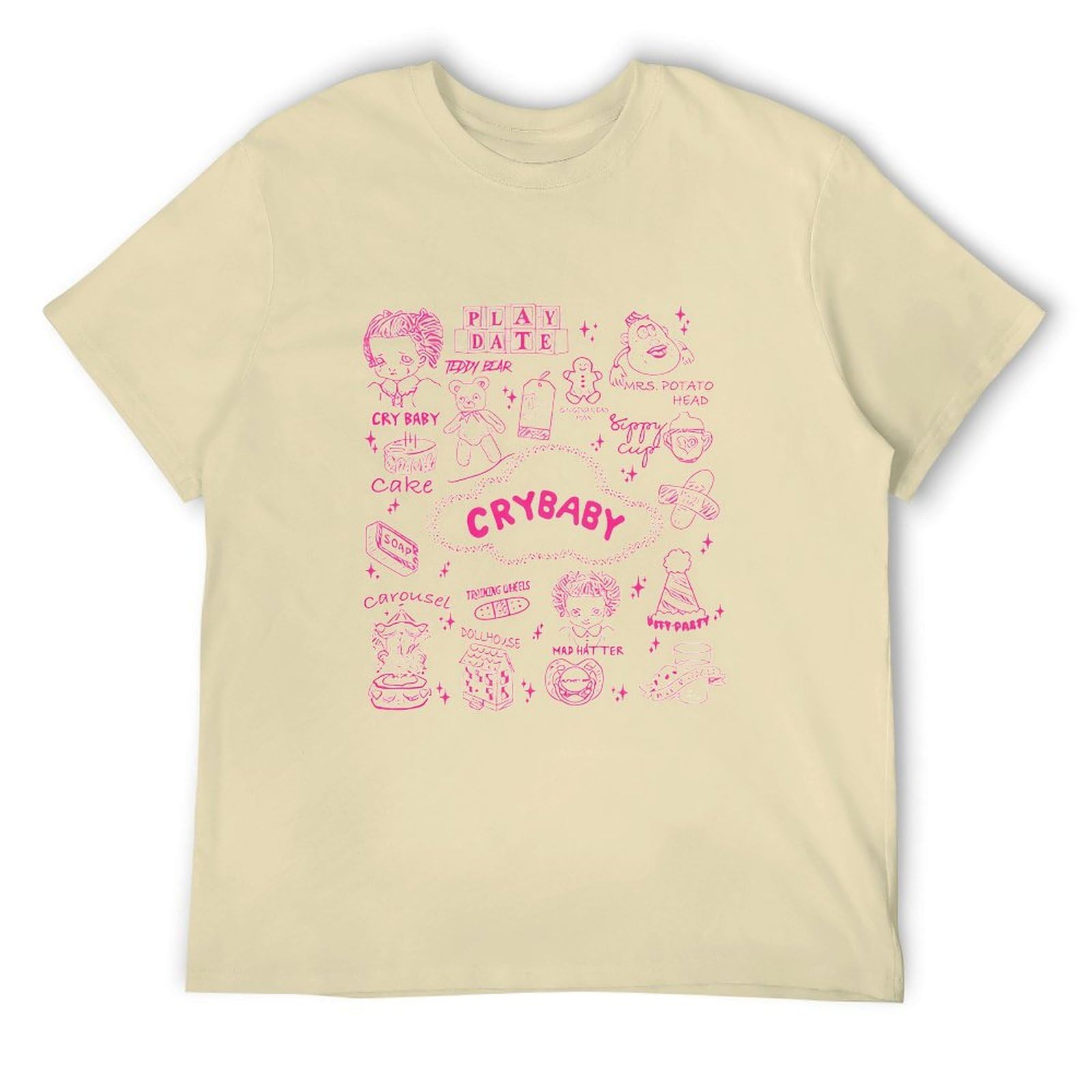 Melanie Martinez Men's & Women's Casual T-Shirt - Singer Merchandise, Concert Fan Tee for Casual Wear, Concerts & Music Events