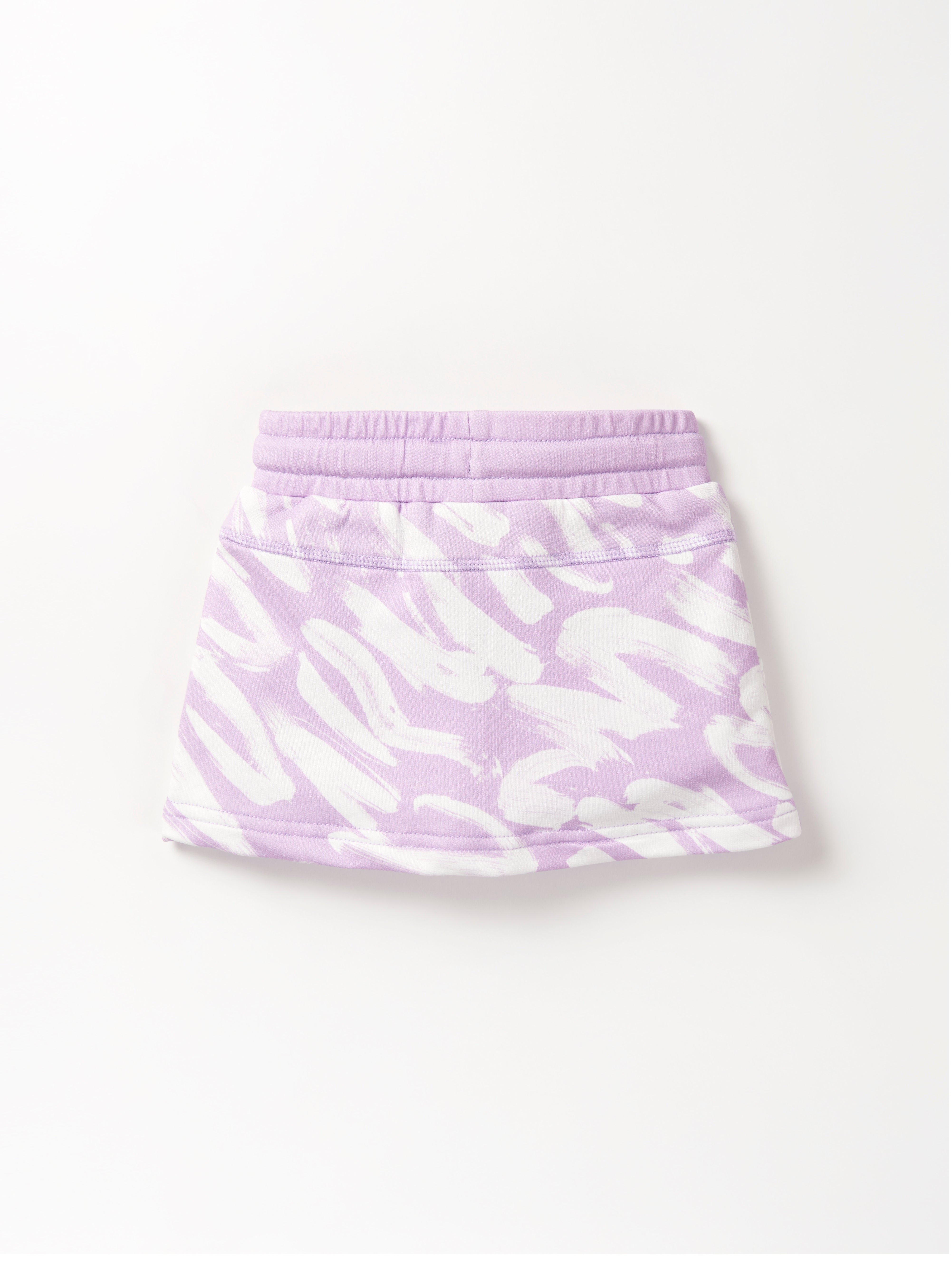 Lavender Brush Stroke Skort for Women - Flowy A-Line Tennis Skirt with Pockets | Perfect for Golf, Yoga, and Casual Wear