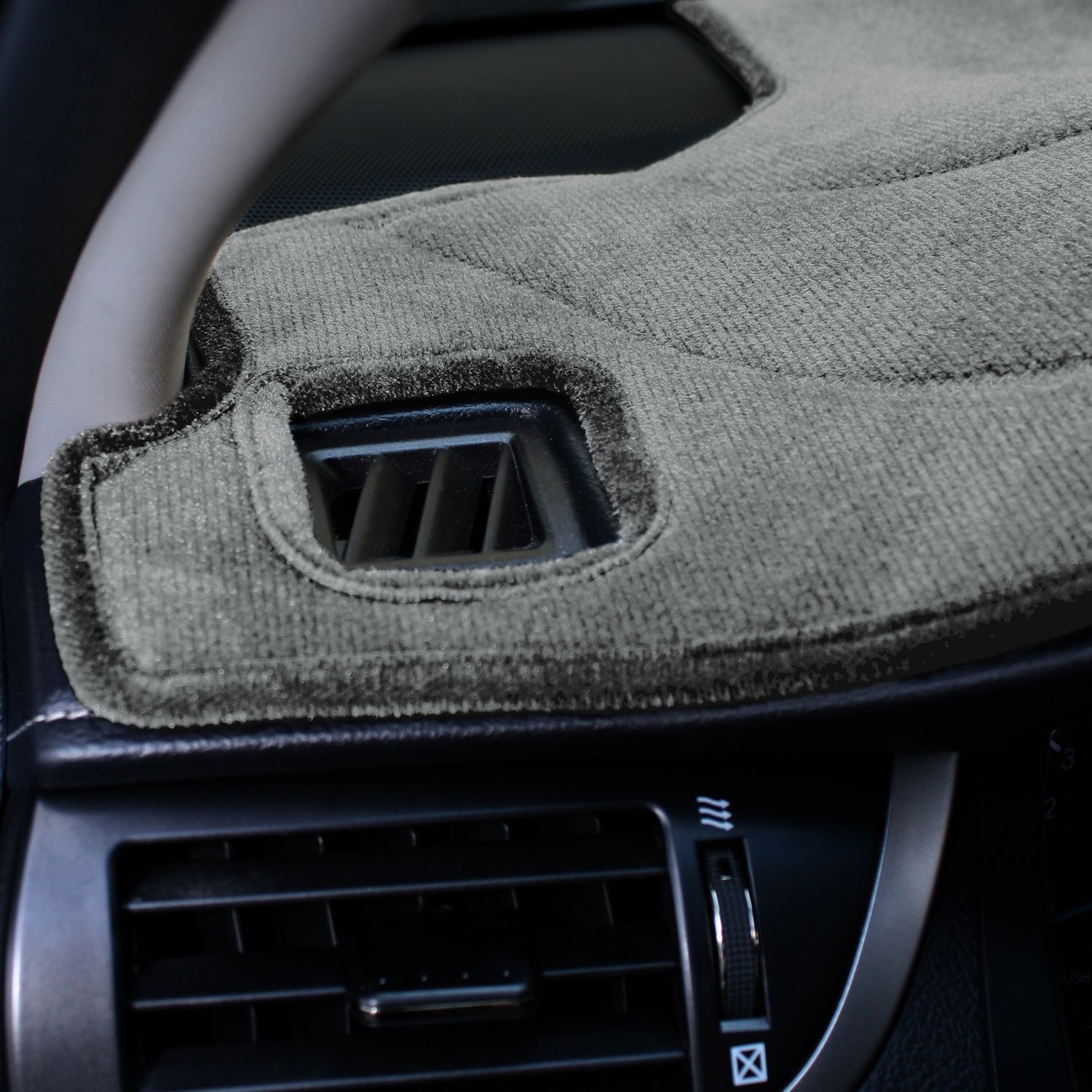 Custom Fit Dash Cover for Chevrolet Blazer & K5 Blazer Models - Premium Velour Fabric (Gray) | Perfect Interior Protection & Style Upgrade for Your Truck or SUV