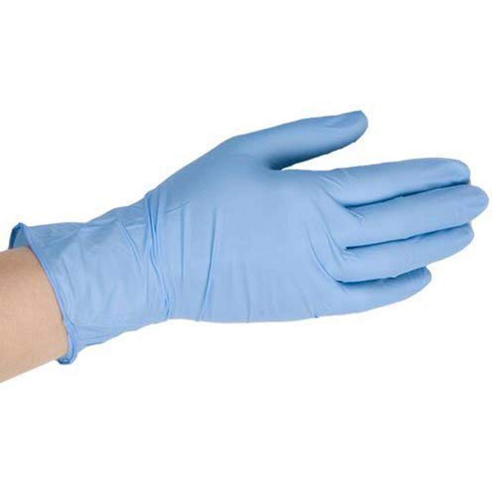 Premium Blue Vinyl Gloves Small Size (100 Count Box) - Disposable, Powder-Free, Latex-Free for Food Handling, Cleaning & Medical Use