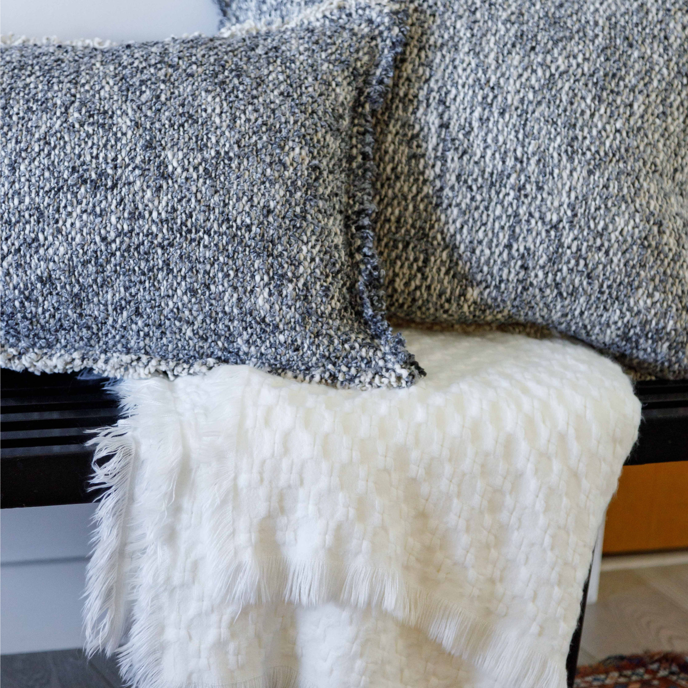 Delphine Oversized Throw Blanket - Soft & Cozy Large Knit Blanket for Couch, Bed, and Sofa - Perfect for Lounging, Napping, and Home Decor