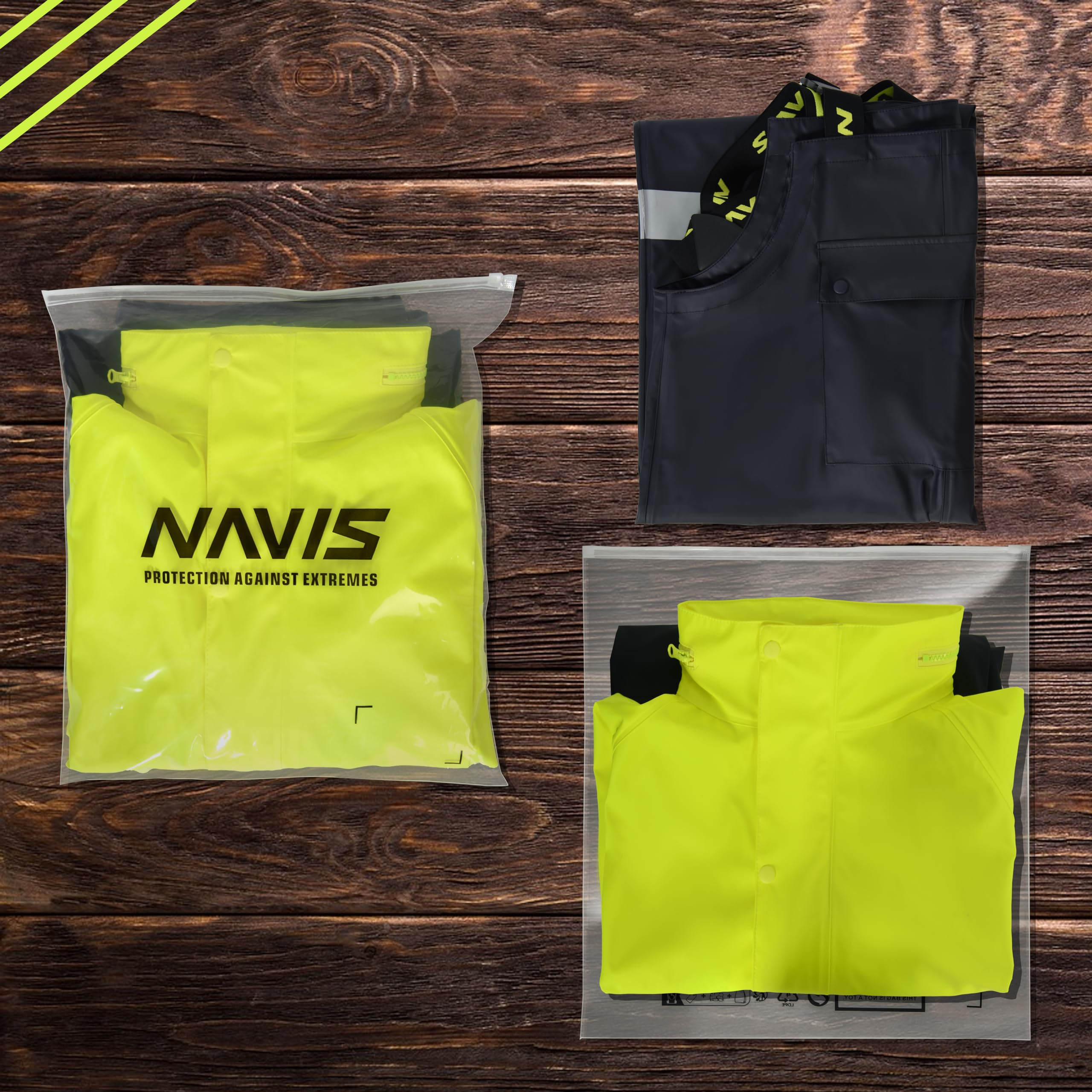 Men's Waterproof Rain Suit Set - Heavy Duty Workwear Jacket & Bib Overalls for Construction, Fishing & Outdoor Work | All-Weather Protection & Comfort
