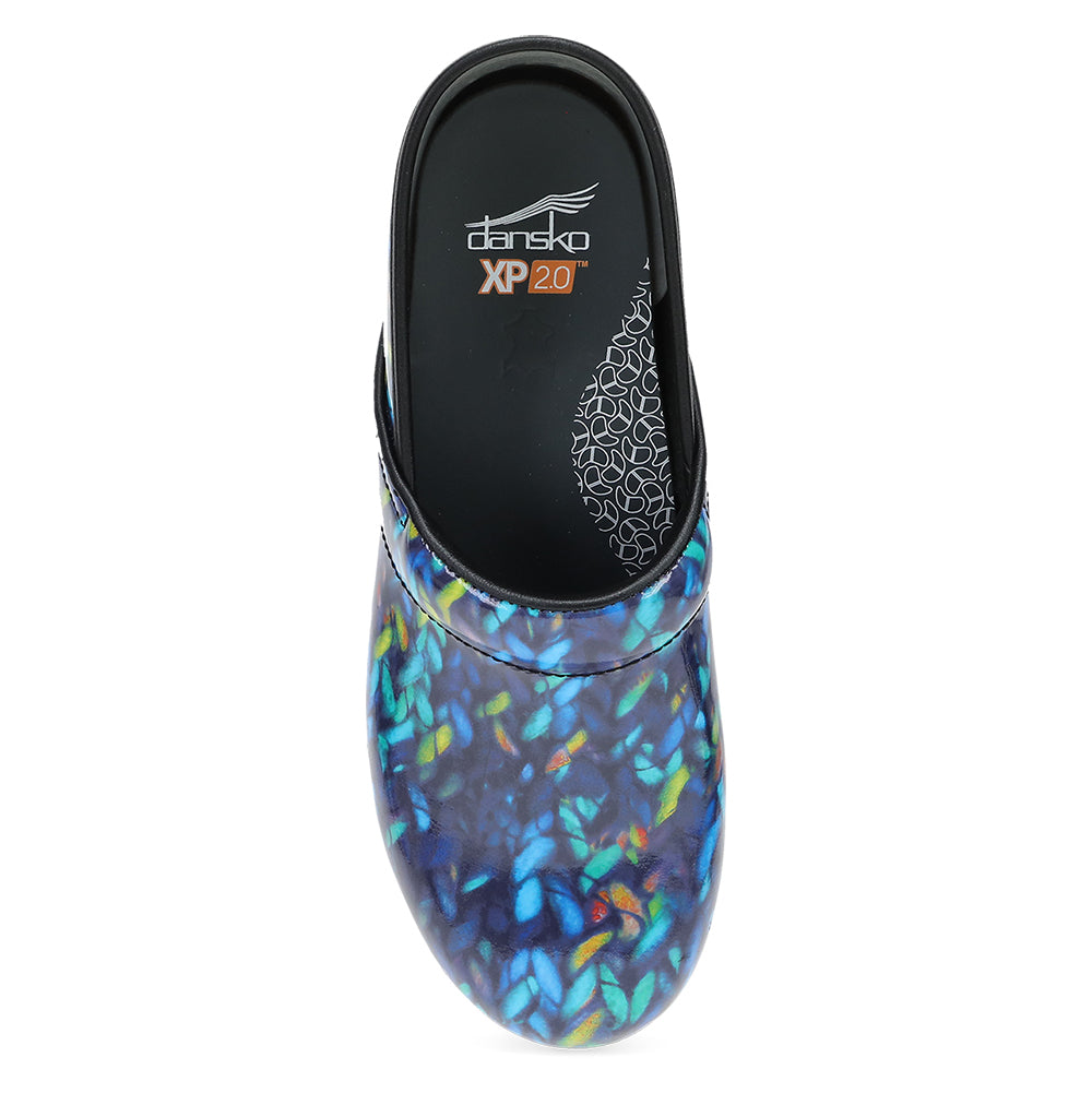 XP 2.0 Blue Knit Patent Leather Sneakers - Women's Fashion Casual Shoes for Walking, Running & Gym Workouts