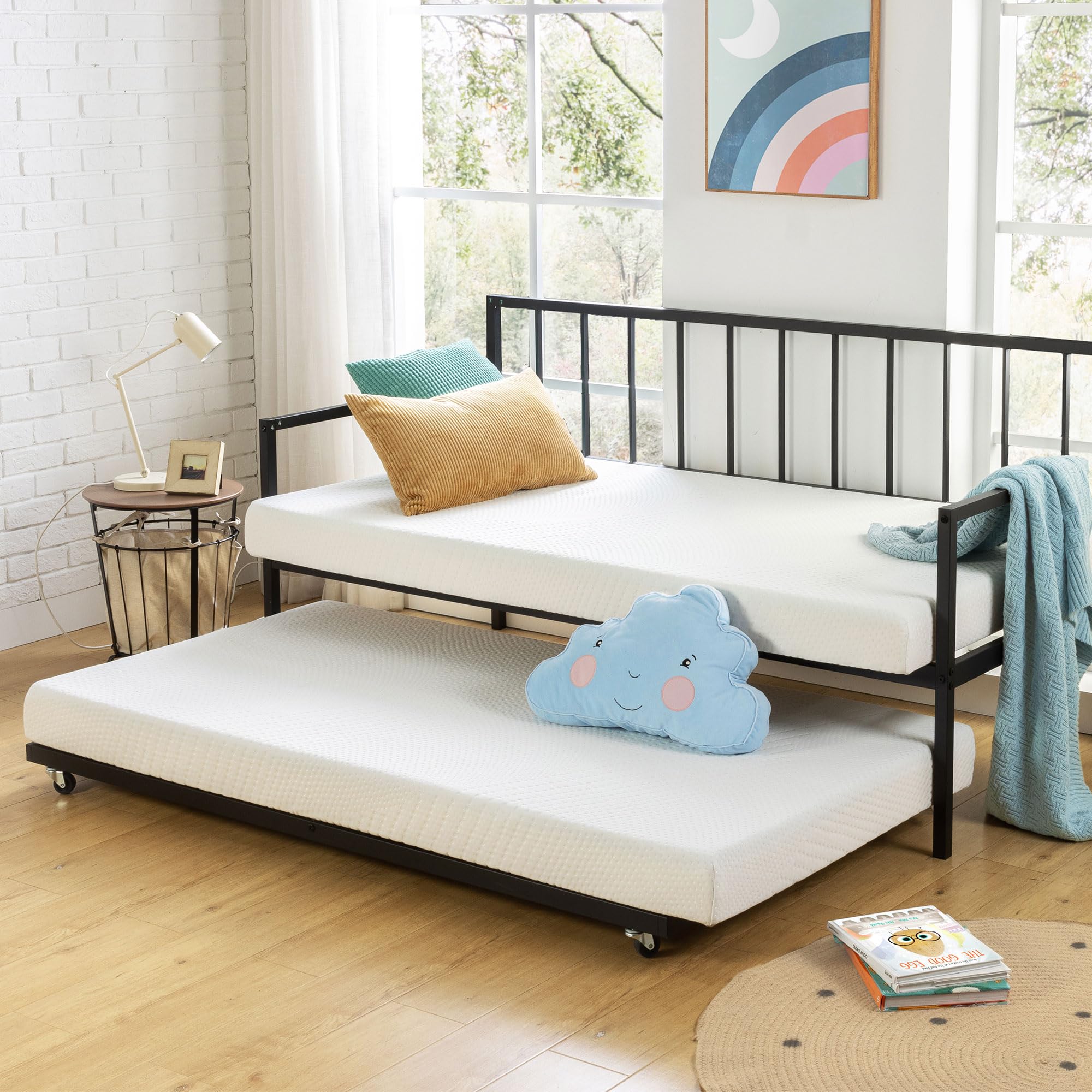 Best Price 5 Inch Twin Mattress - Green Tea Memory Foam Mattress for Kids & Adults | Medium Firm Support | Bunk Bed, Trundle & Day Bed Compatible | Bed-in-A-Box | Perfect for Guest Rooms, Dorms & Kids' Bedrooms