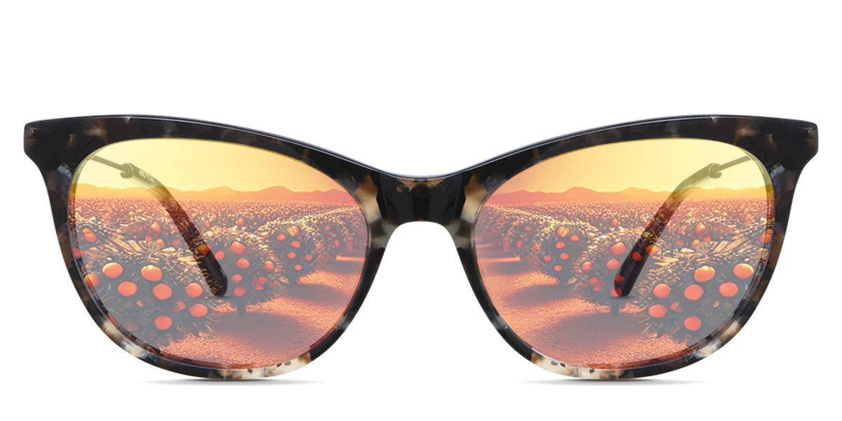 Gaia Women's Prescription Tinted Glasses - Stylish UV Protection Eyewear for Reading, Driving & Outdoor Activities
