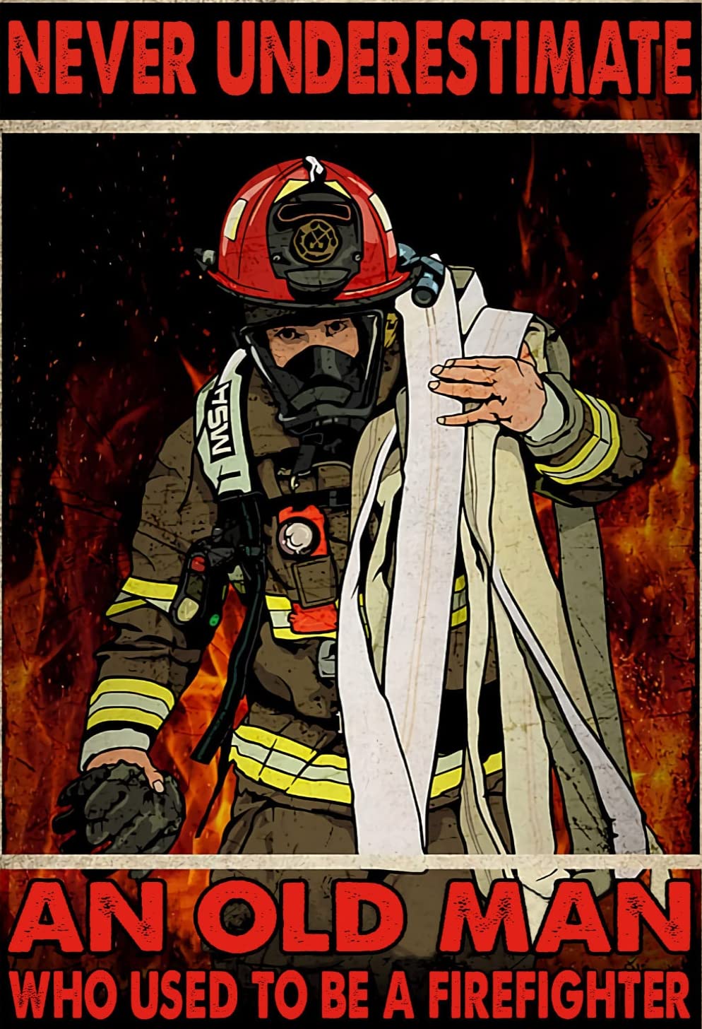300-Piece Wooden Firefighter Puzzle - Adult & Kids Challenge for Gifts & Stress Relief