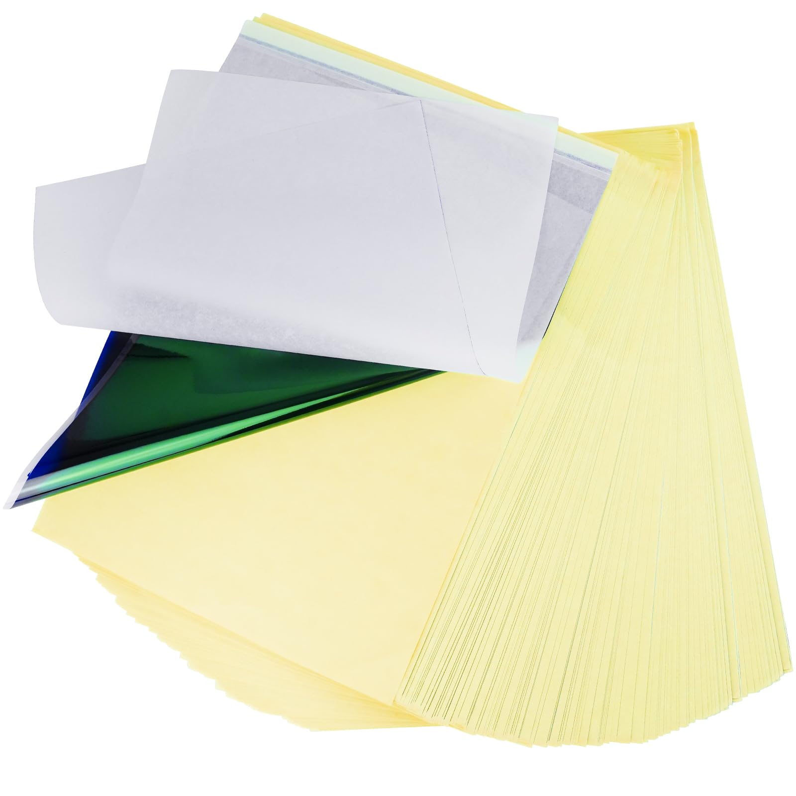 INKCHUN 100 Sheets Tattoo Stencil Transfer Paper - A4 Size Thermal Tattoo Paper for Professional Tattoo Artists | Ideal for Tattoo Design Transfer, Permanent Makeup & Body Art Stenciling