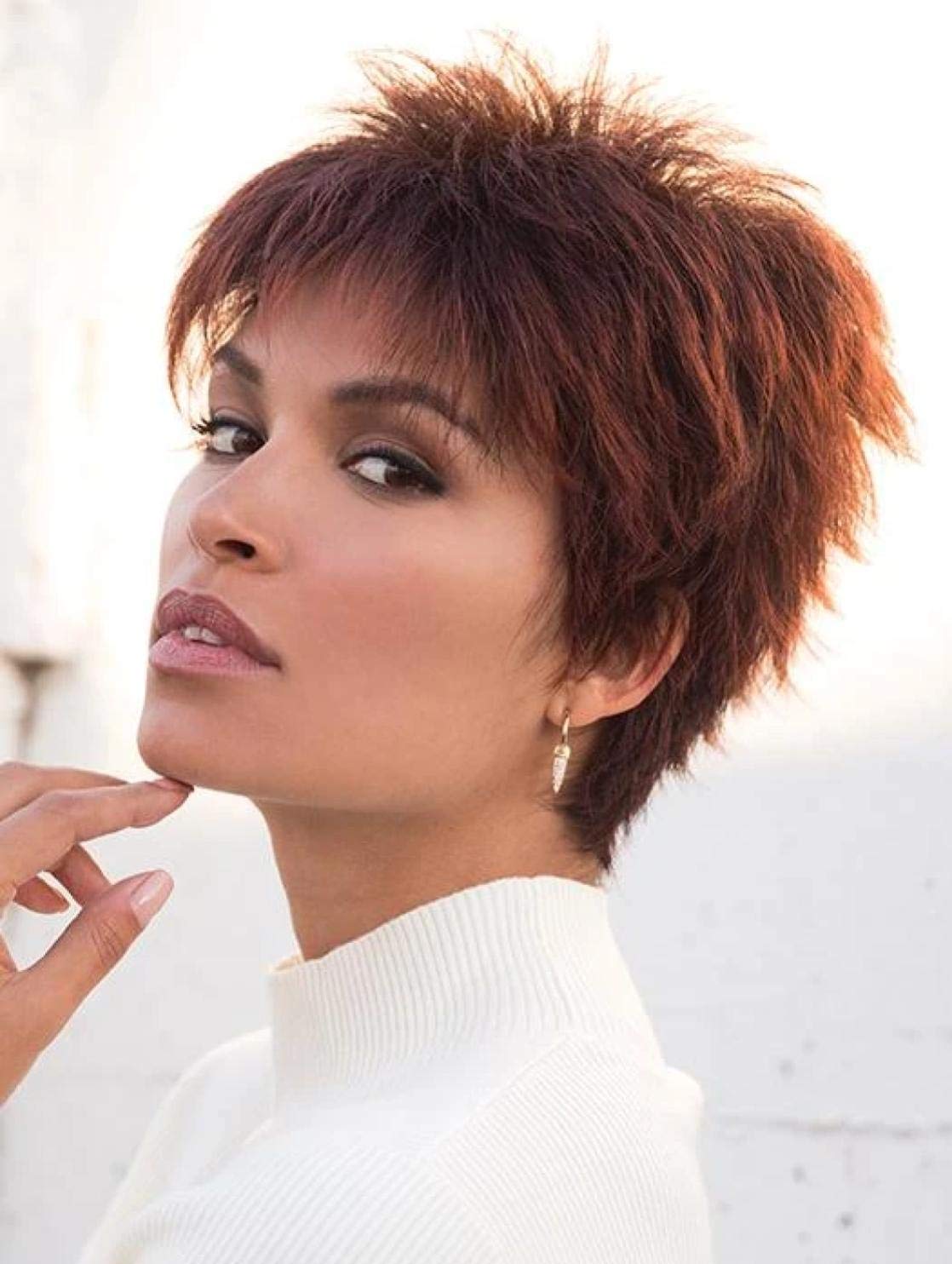 Rene Paris Lizzy Wig Bundle - 3 Piece Set with Christy's Wigs Q&A Booklet & Wide Tooth Comb in Coffee Latte - Perfect for Cosplay, Costume Parties & Hair Styling