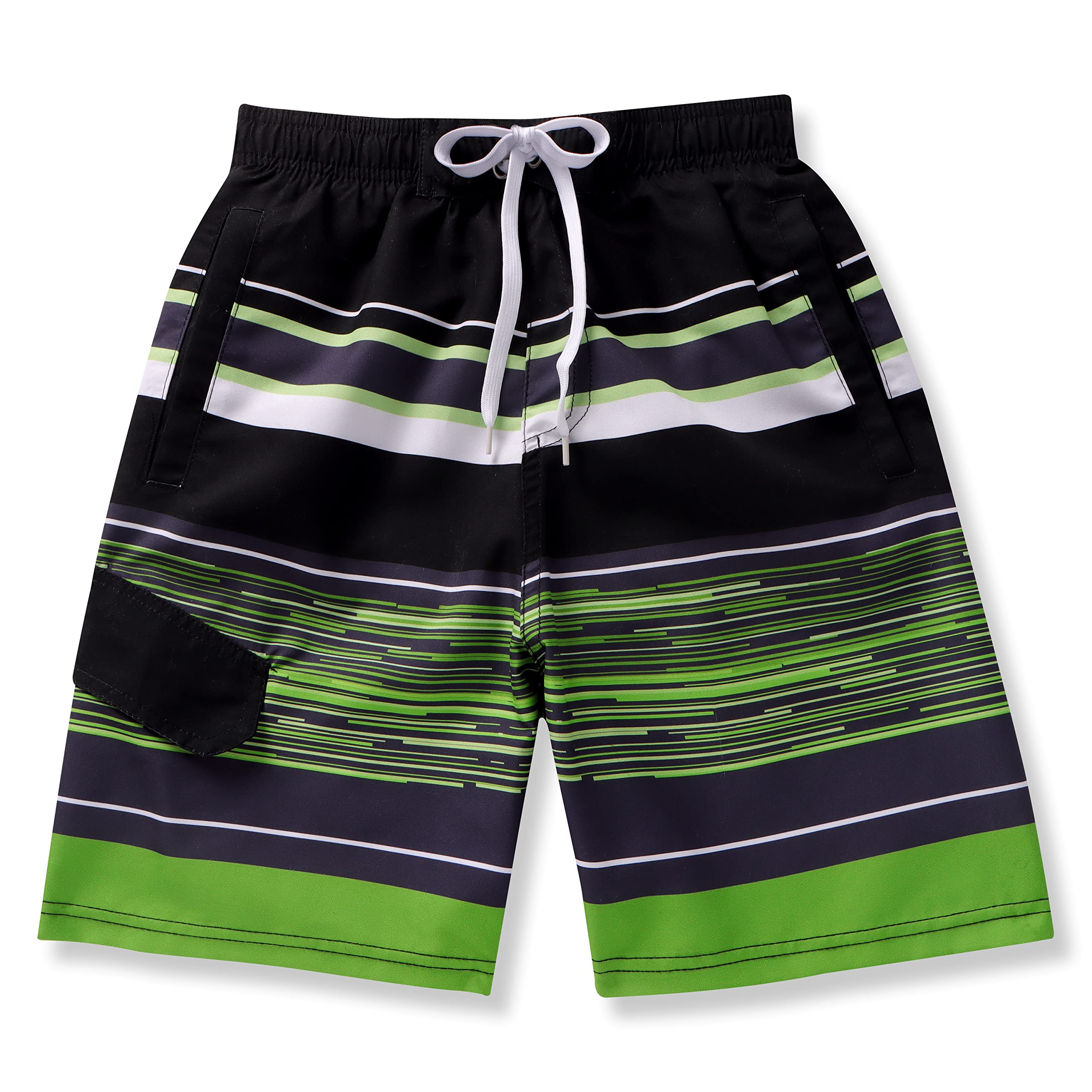 **Sloosh Boys Swim Trunks - Quick Dry UPF 50+ Kids Swim Shorts with Drawstring, Toddler Beach Shorts & Boys Boardshorts - Perfect for Swimming, Beach Trips & Water Play**