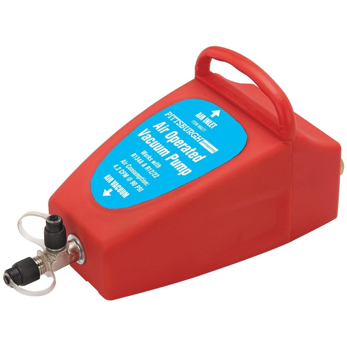 1 Pcs Auto A/C Air Conditioning System Tool 4.2CFM Air Operated Vacuum Pump - Professional HVAC Refrigerant Recovery & Recharge for Car AC Repair & Maintenance