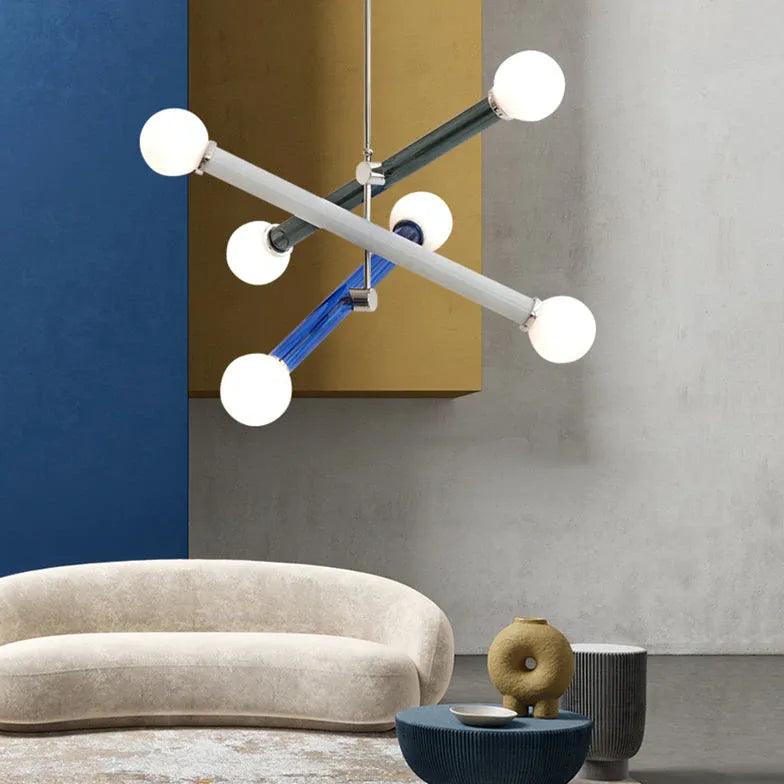 Modern Molecular Structure Pendant Light for Living Room - Elegant Ceiling Lighting Fixture for Home Decor, Dining Room, Bedroom & Office