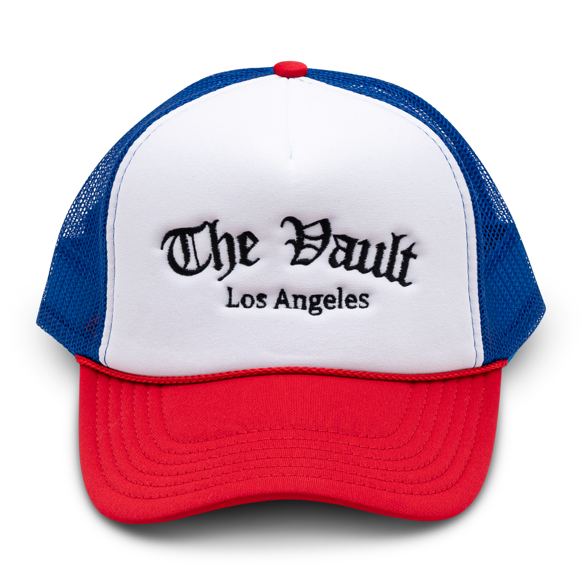 Vintage TV Old English Trucker Hat for Men & Women - Adjustable Snapback Cap for Casual Wear, Outdoor Activities & Sports Fans