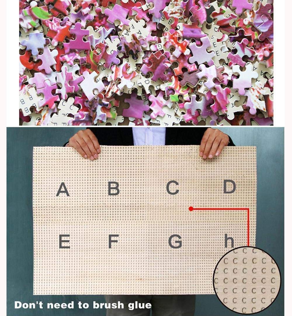 Wooden Jigsaw Puzzle - 1000pcs Acoustic Guitar DIY Puzzle for Adults & Kids - Home Decor & Stress Relief Gift