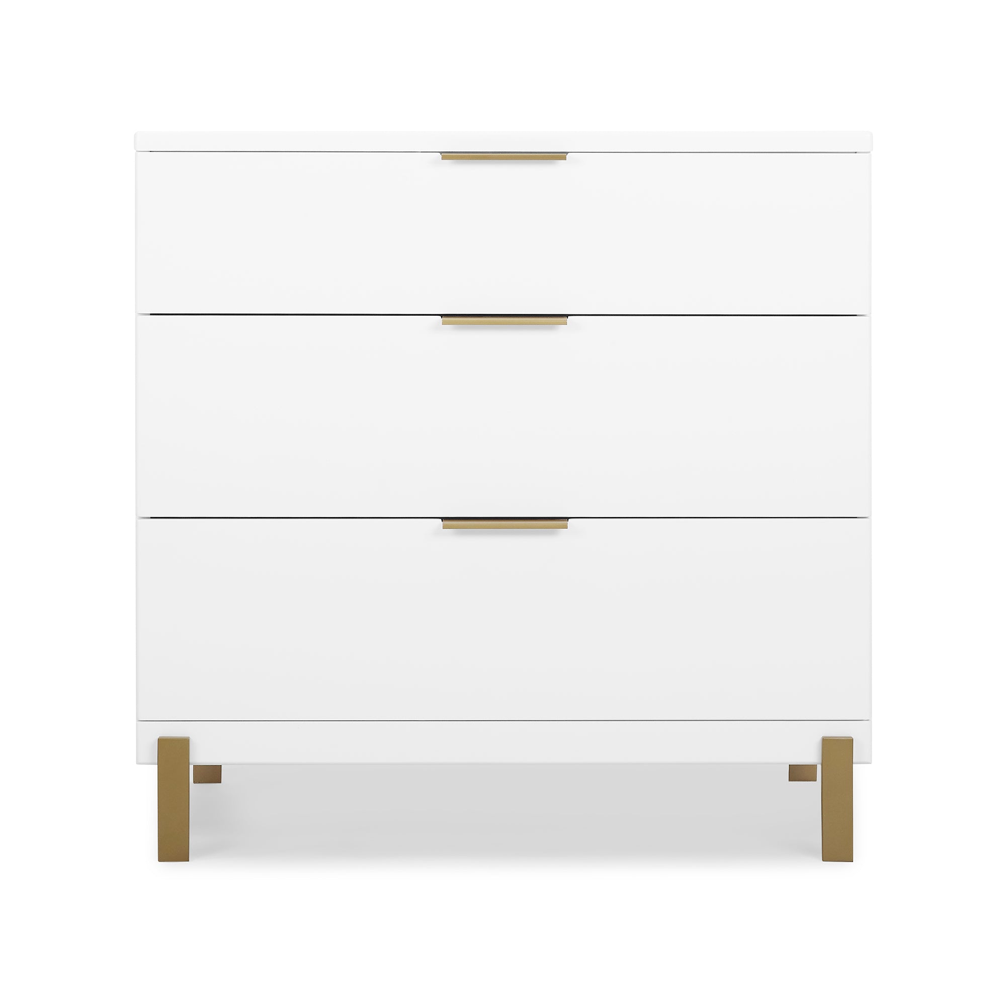 Hendrix 3-Drawer Wooden Dresser for Bedroom - Stylish Storage Cabinet with Smooth Gliding Drawers for Clothes Organization