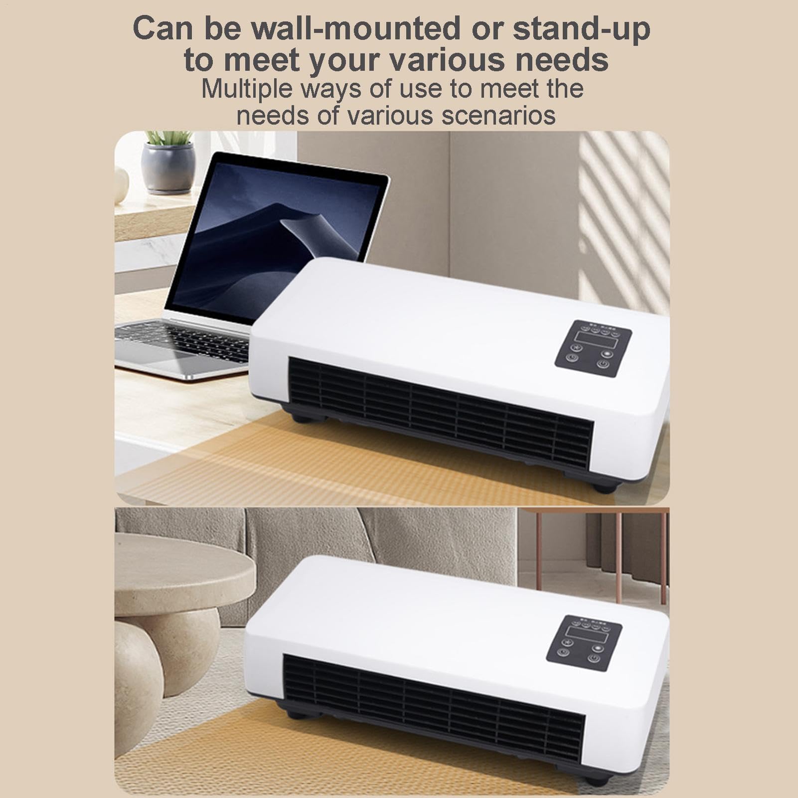 Smart Inverter RV Air Conditioner Heater Combo - Portable Heating & Cooling Unit with Remote Control | Quiet, Energy Efficient for Campers, Trailers & Tiny Homes | Perfect for Off-Grid Living & Road Trips