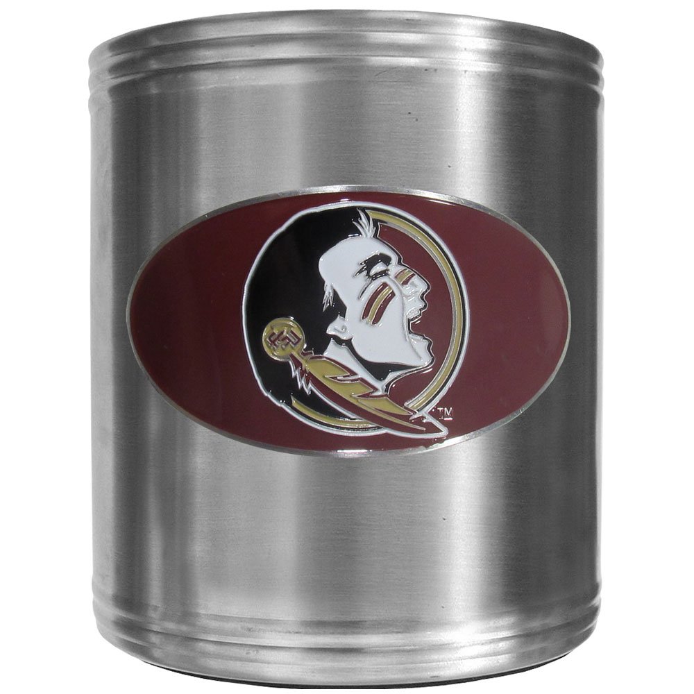 Siskiyou Sports NCAA Classic Steel Can Cooler - Insulated Beer & Soda Can Holder for Tailgating, Camping, and Outdoor Parties