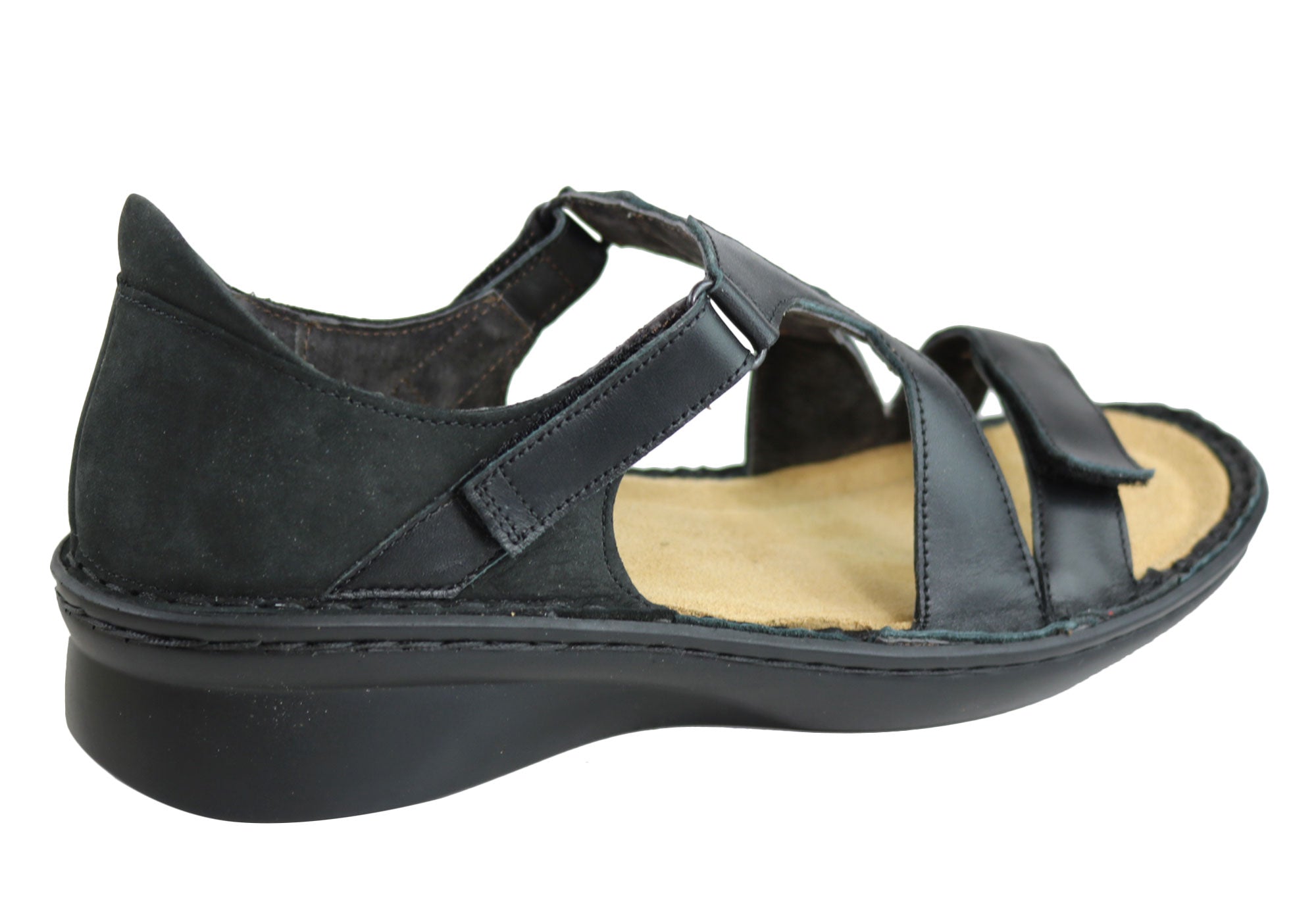 Naot Figaro Women's Leather Comfort Sandals - Wide Fit, Orthotic Friendly - Perfect for Walking, Travel & Casual Wear