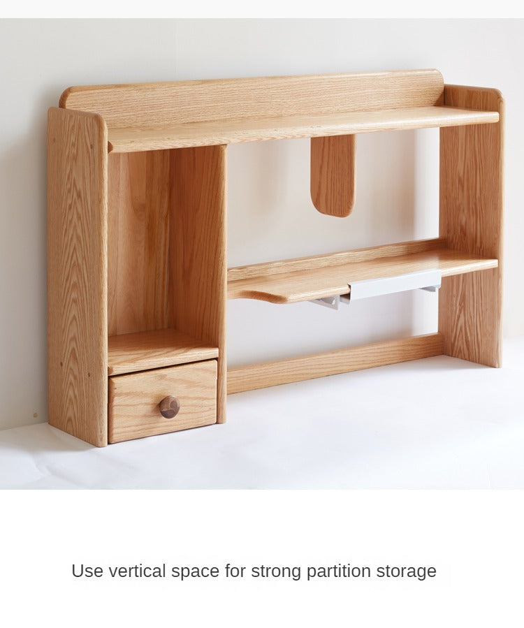 Solid Oak & Beech Wood Bookshelf - Sturdy Wooden Shelf for Home, Office & Library - Perfect for Organizing Books, Decor & Storage