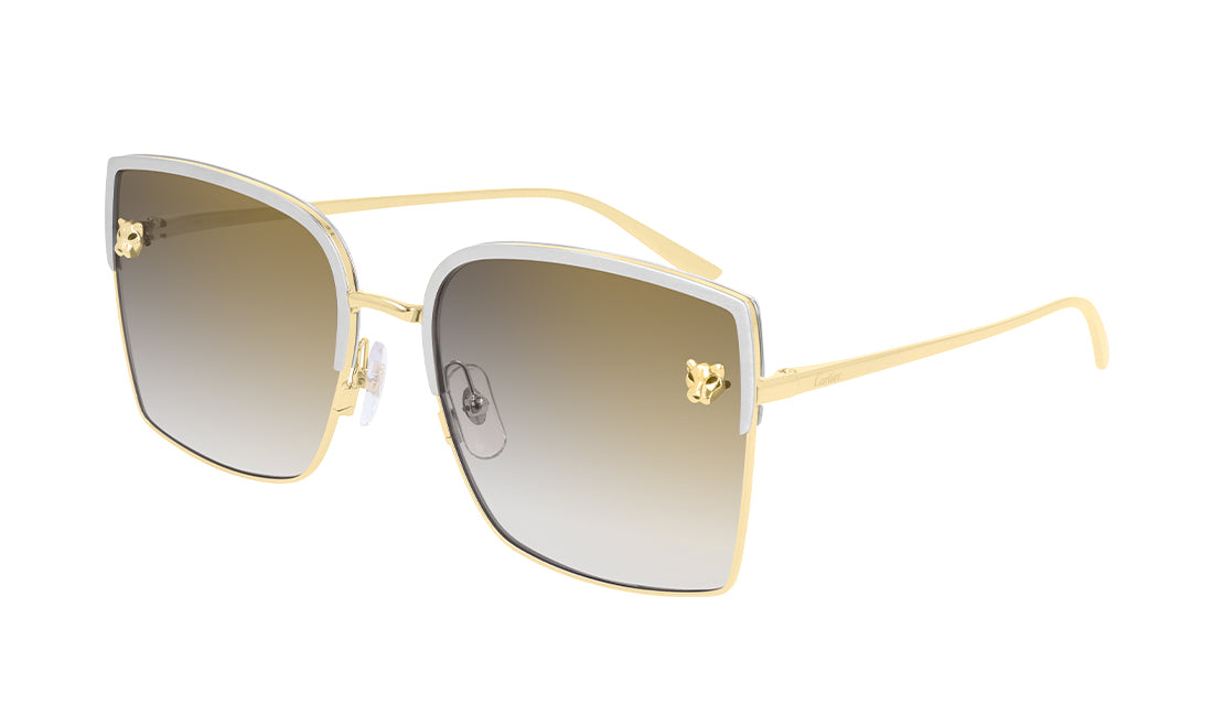 Cartier 0199S Luxury Sunglasses for Women - Polarized UV Protection Aviator Sunglasses - Perfect for Driving, Travel & Outdoor Activities