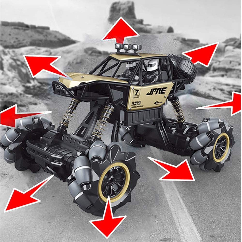 LLQAI 1:16 Scale 4WD Remote Control Car - High Speed Off-Road RC Monster Truck with 2.4Ghz Radio, Electric Drift Racing Buggy Crawler for Kids & Adults - Perfect for Backyard Racing, Off-Road Adventures & RC Hobby Enthusiasts