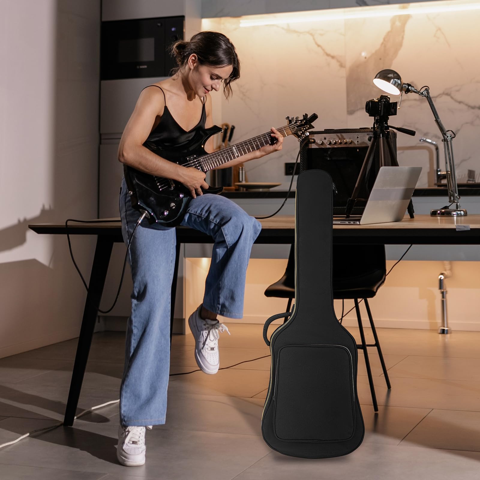 Electric Guitar Gig Bag with 0.35