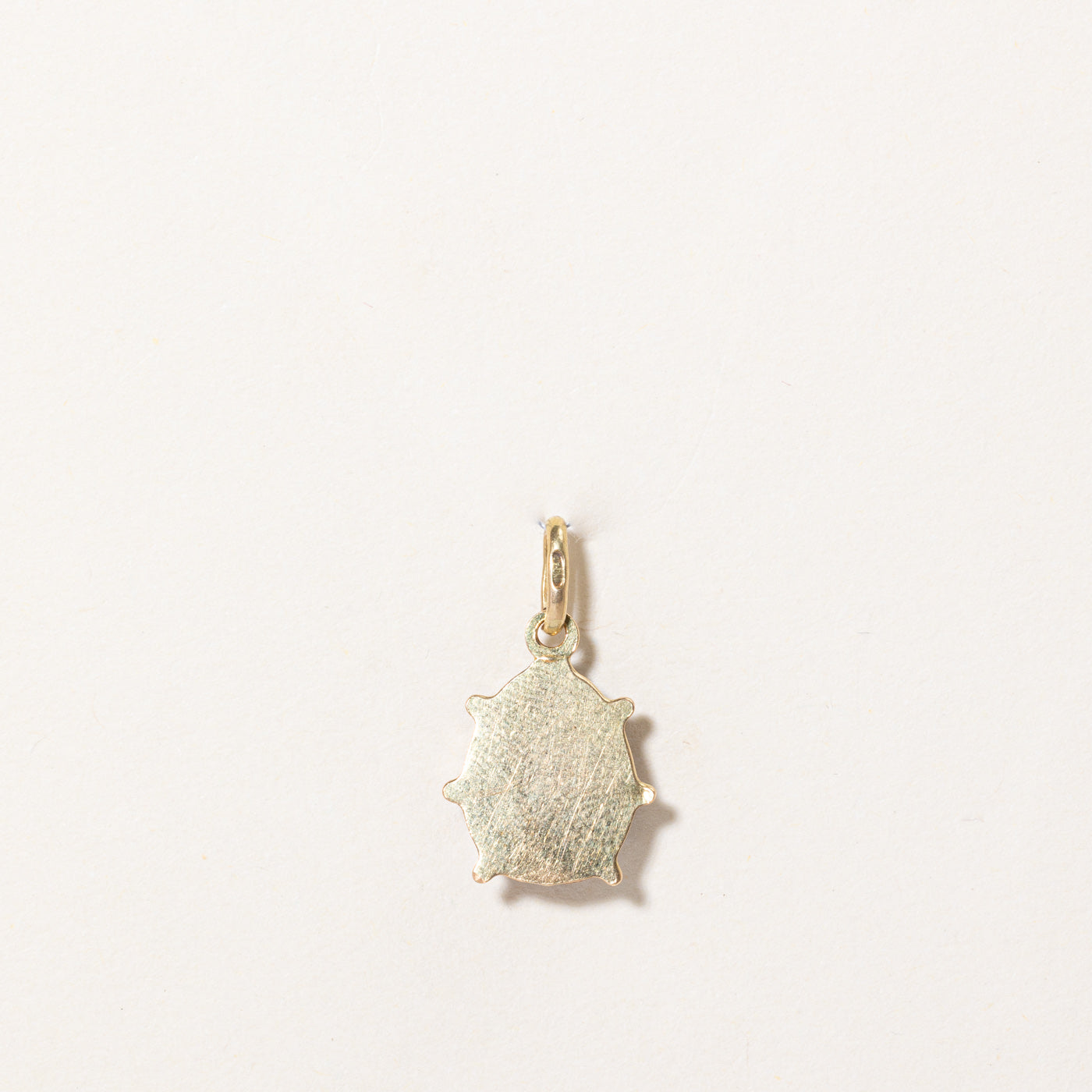 18K Yellow Gold & Enamel Ladybug Charm Pendant - Cute Handmade Jewelry Gift for Women, Perfect for Birthdays, Anniversaries & Everyday Wear