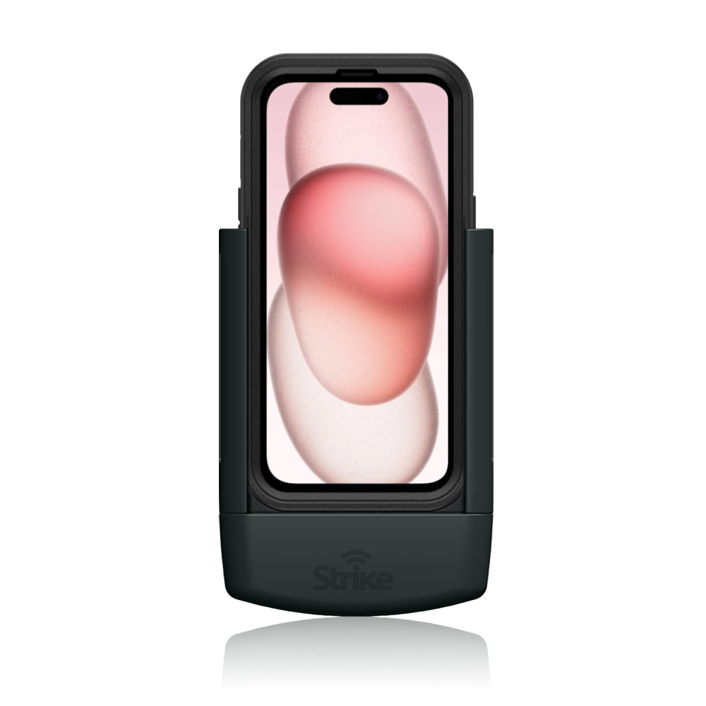 iPhone 15 Car Mount Holder Compatible with OtterBox Defender Case - Secure Phone Cradle for Driving, Commuting & Road Trips