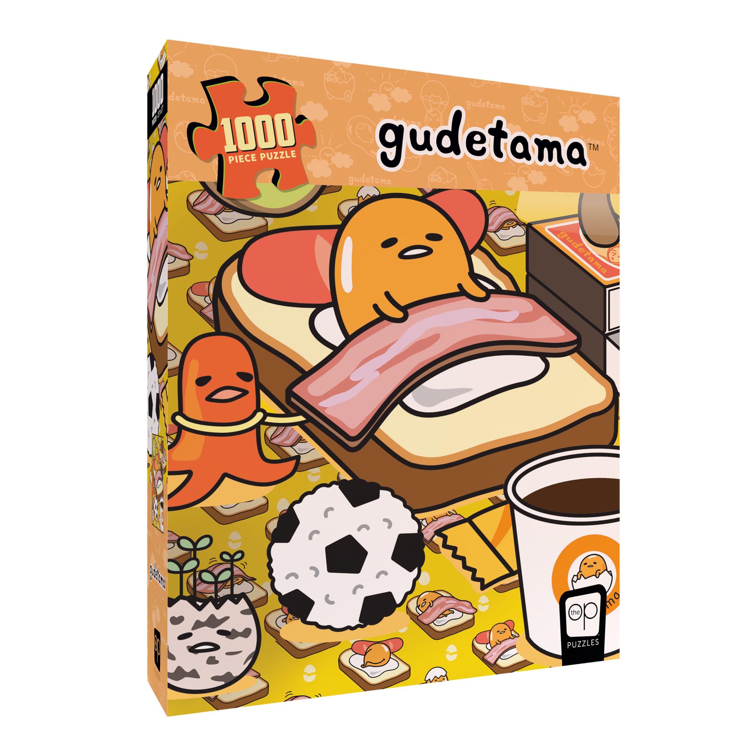 Gudetama 'Work from Bed' 1000-Piece Jigsaw Puzzle | Officially Licensed Sanrio Collectible Anime Puzzle Art | Perfect for Relaxation, Gifts & Home Decor